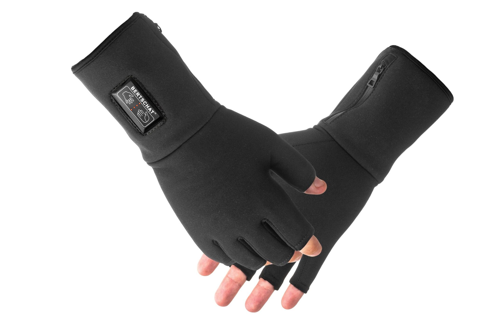 Bertschat Beheizbare Fingerlose Handschuhe Dual Heating