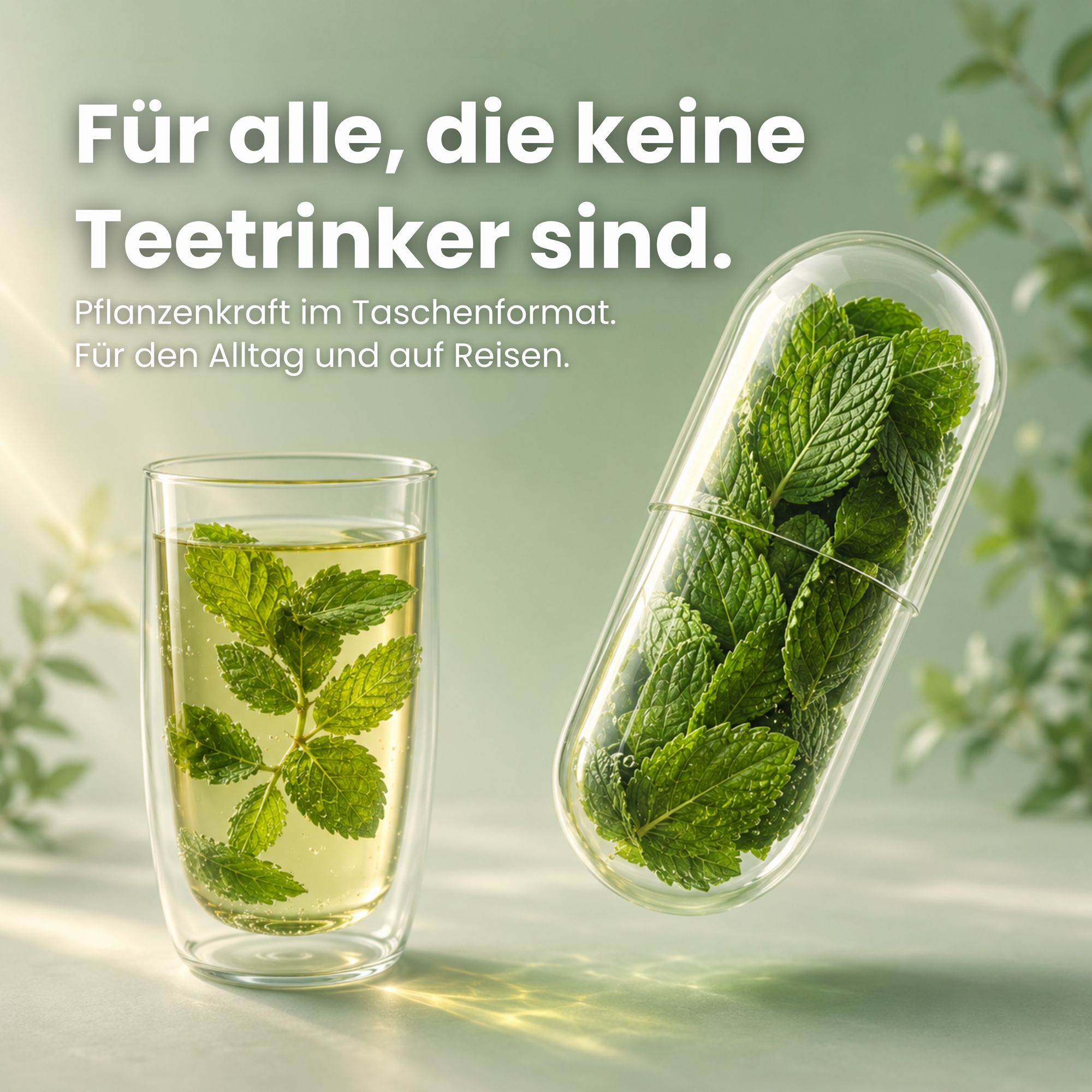 Supplenatura Rheinland® Grüne Minze Extrakt Kapseln–400 mg Mentha Spicata 10:1