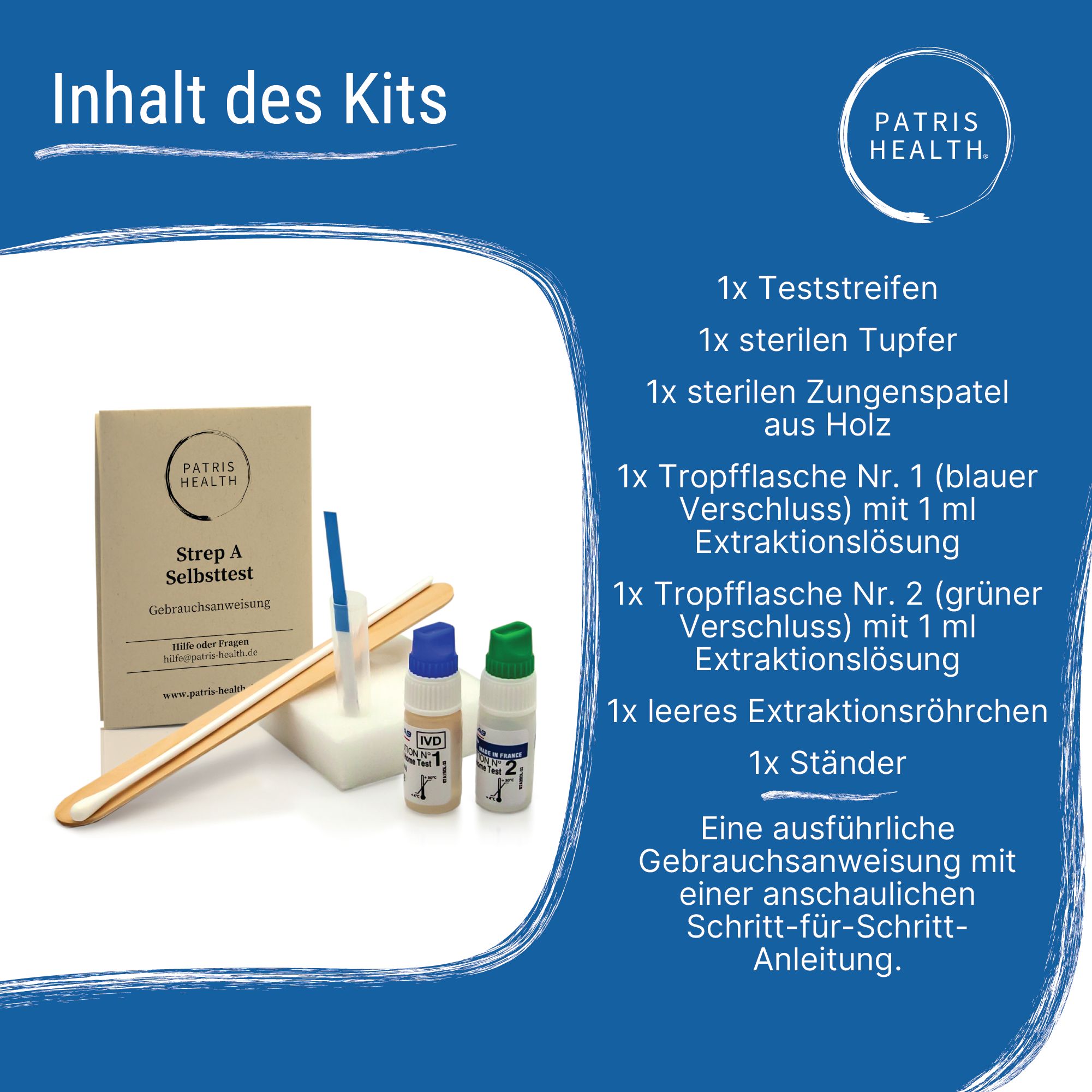 Patris Health® Strep A Selbsttest
