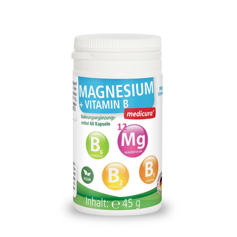 Medicura AG Magnesium + Vitamin B 45 g Kapseln