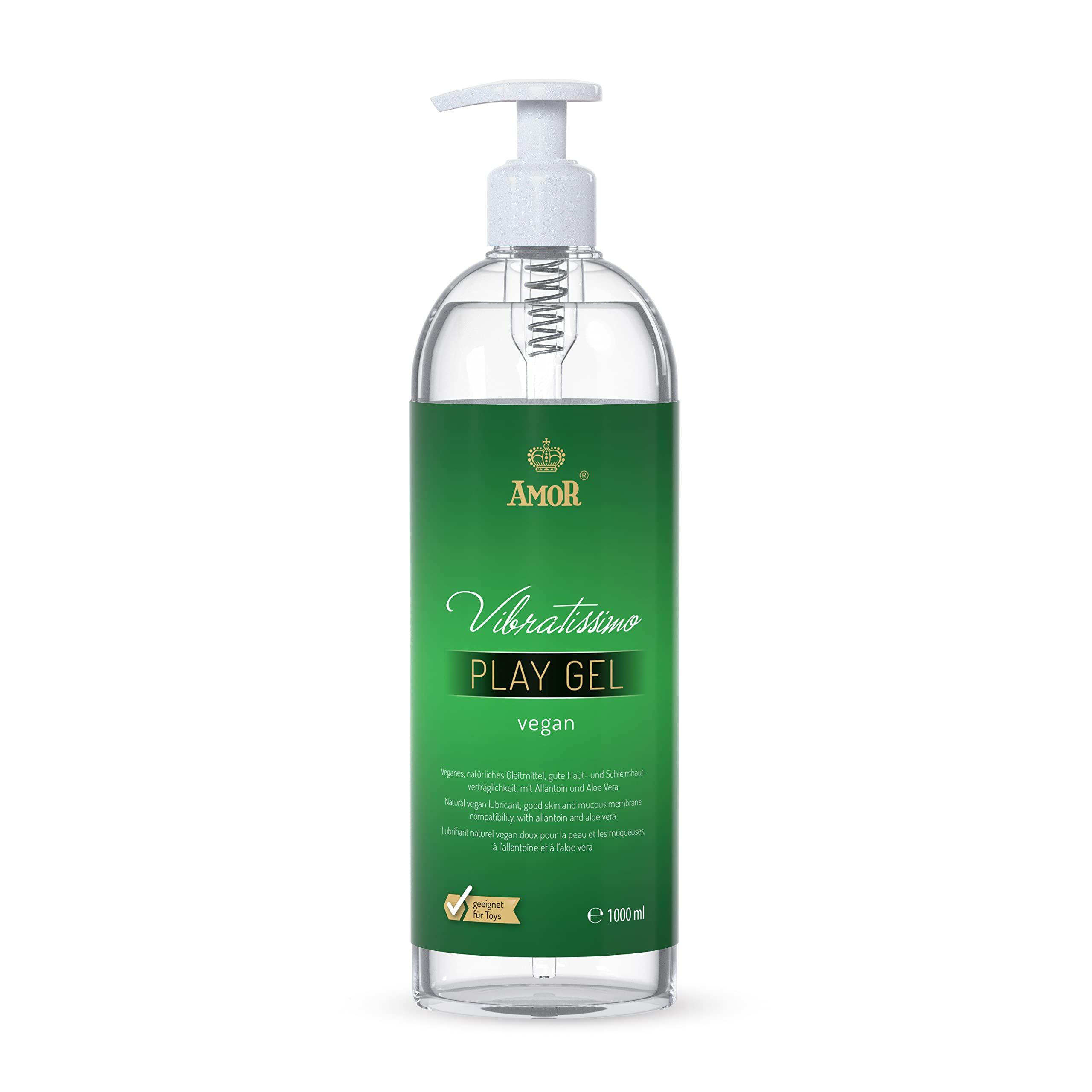 Vibratissimo Play Gel Vegan 1000 ml Gleitmittel