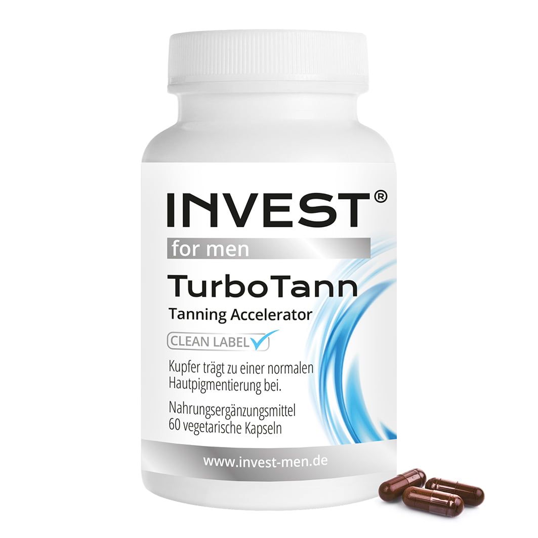 INVEST MEN TurboTann mit MELALINE® - Kapseln