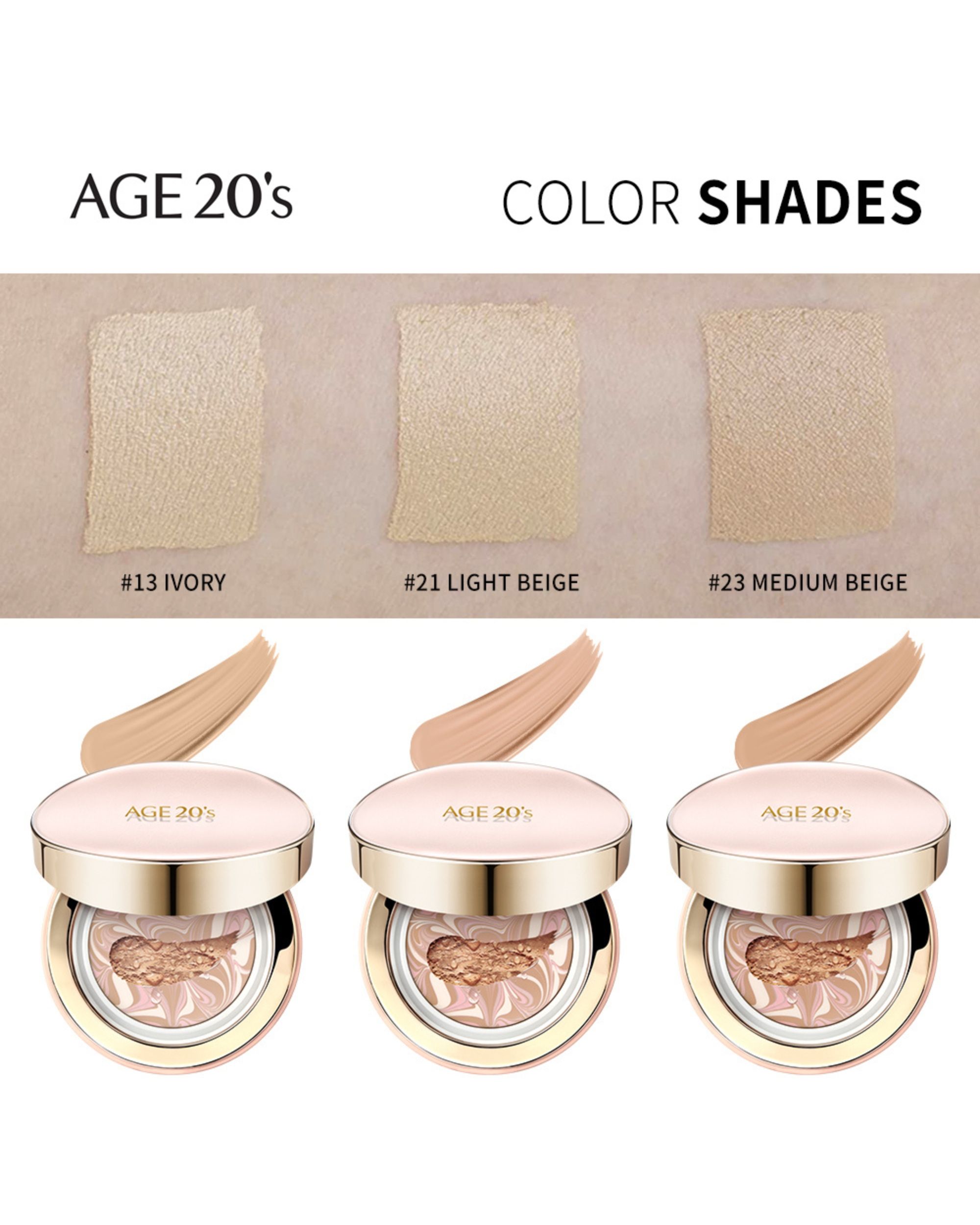 AGE20s Signature Essence Cover Pact Moisture plus Refill light