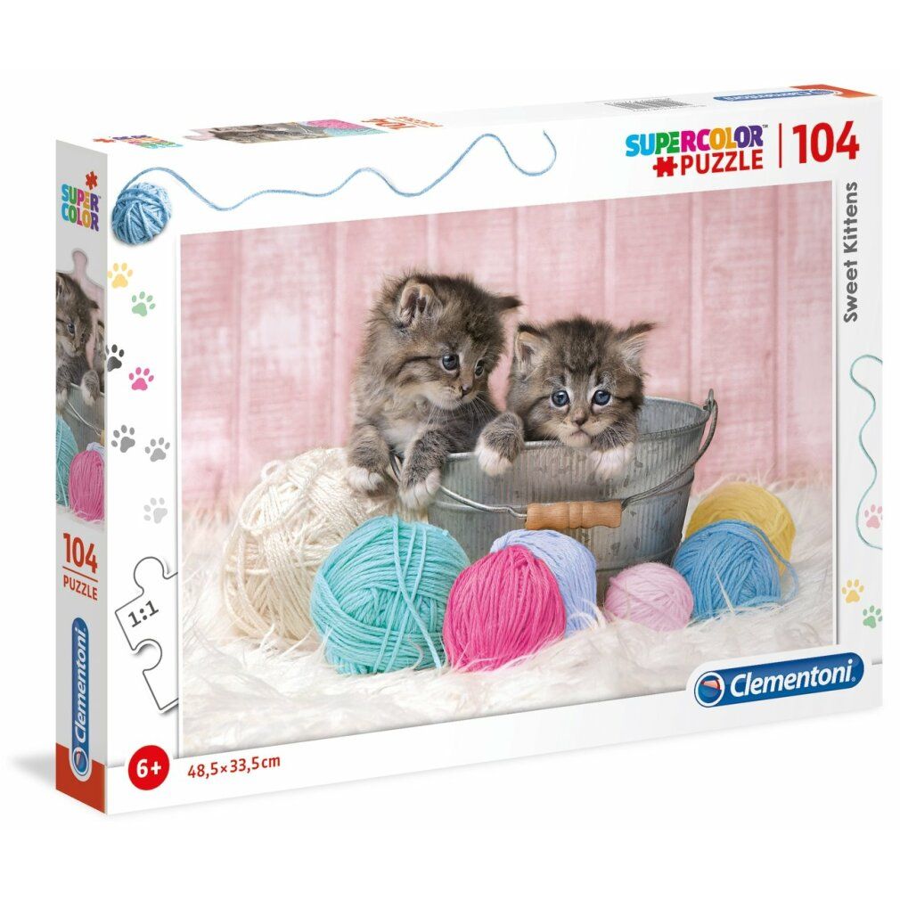 Clementoni 104 Pcs.Puzzle Sweet Kittens 27115X6