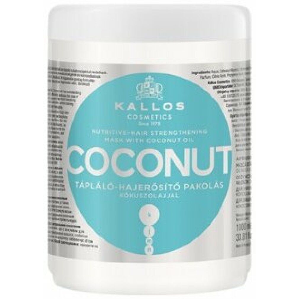 Kallos Cosmetics Maschera per capelli al cocco