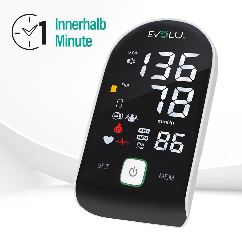 INTELLIGENT Oberarm-Blutdruckmessgerät Black Edition