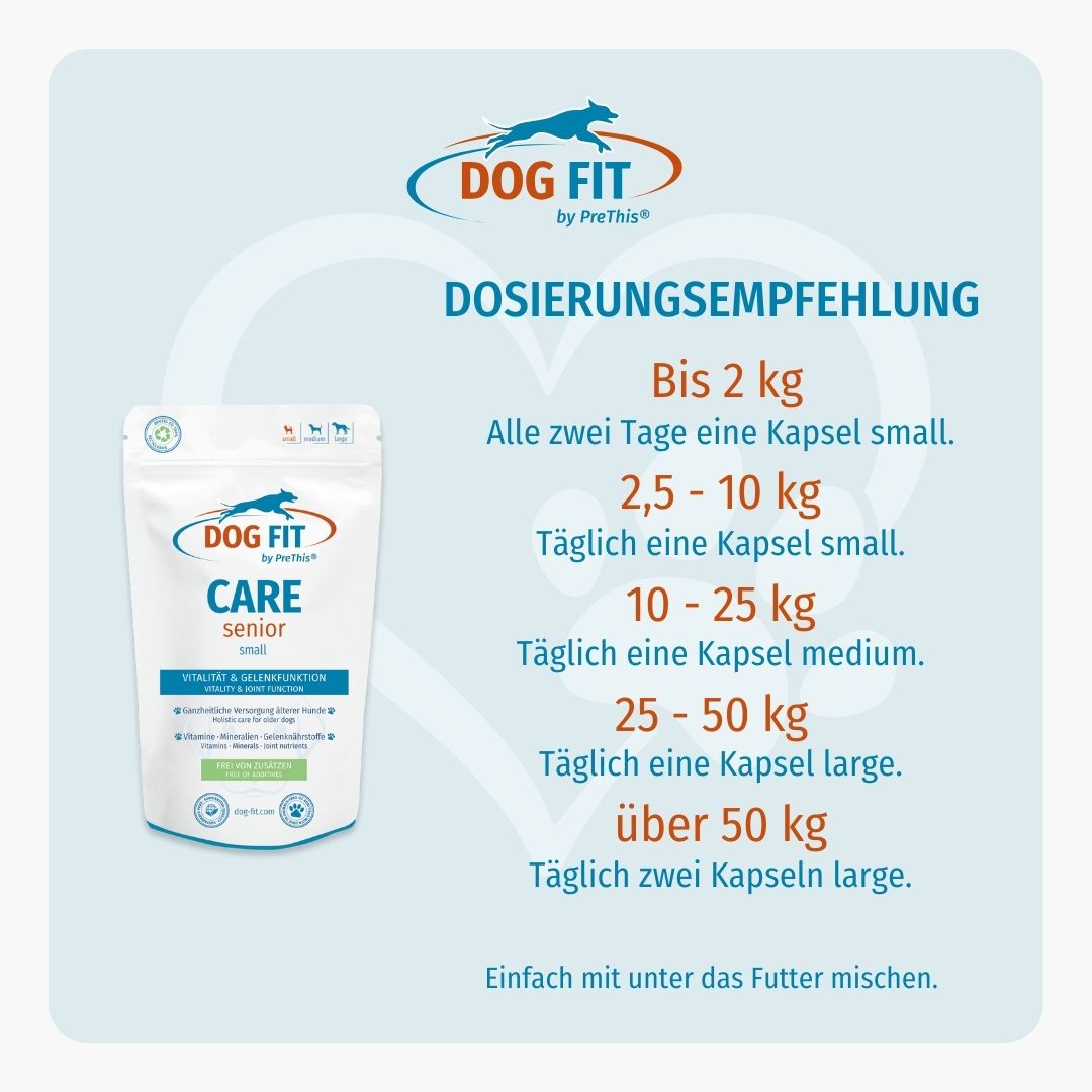 DOG FIT by PreThis® CARE senior » Ergänzung für ältere Hunde  (small)