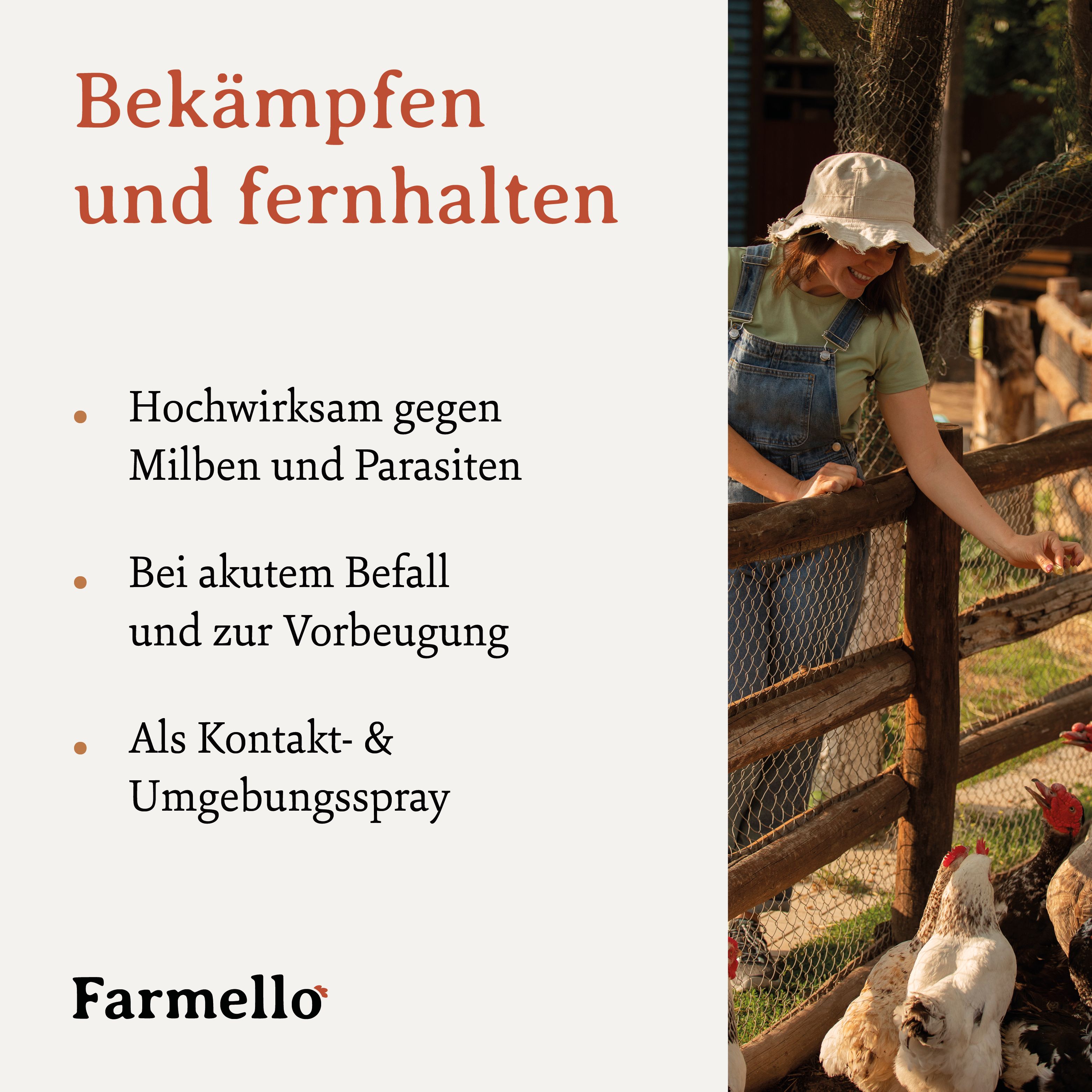 Farmello - Anti Milbenspray Hühner
