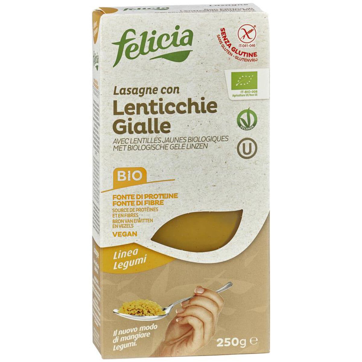 Lasagne Gelbe Linsen