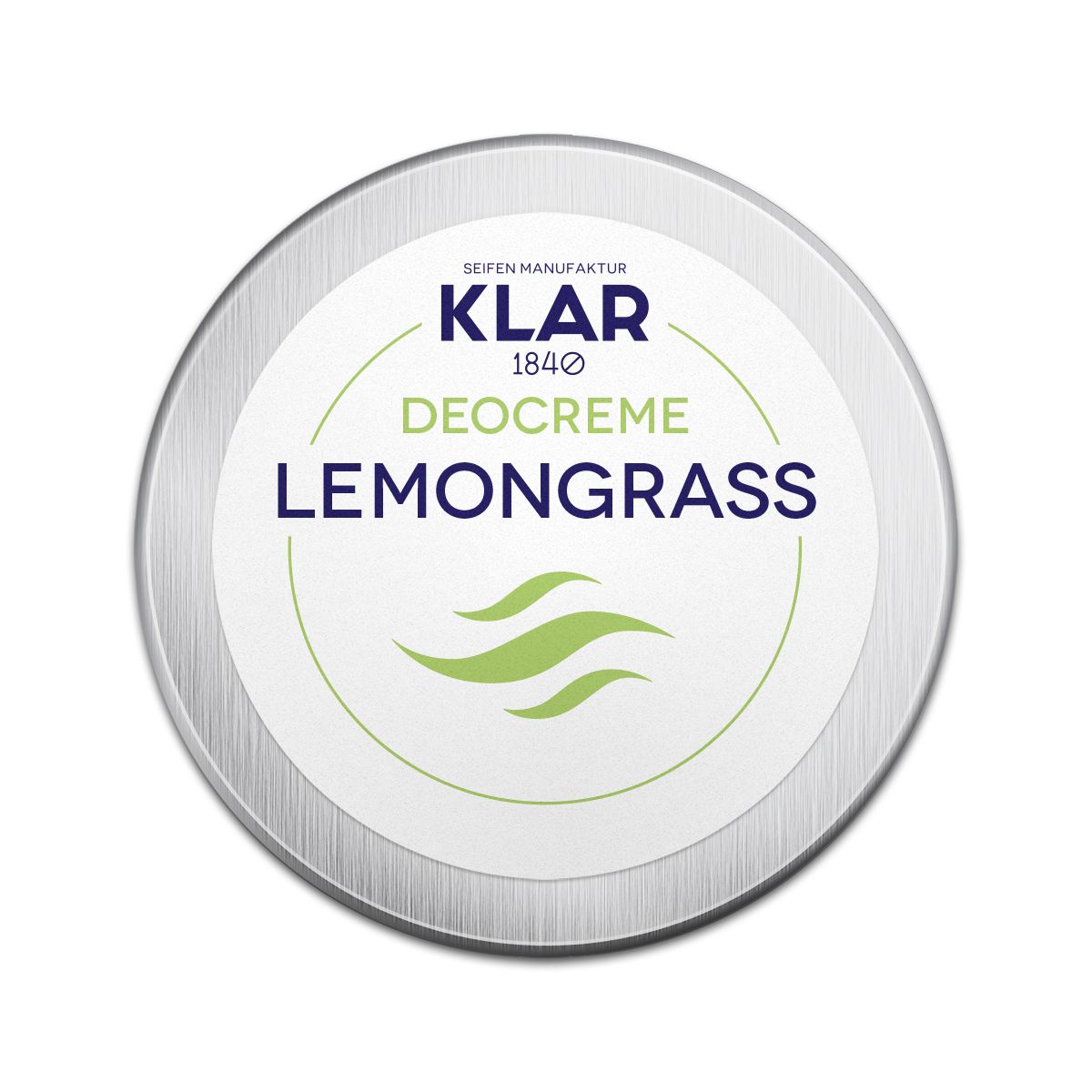 Klar Seifen Deocreme Lemongrass (im Alutiegel, für empfindliche Haut) 1 St