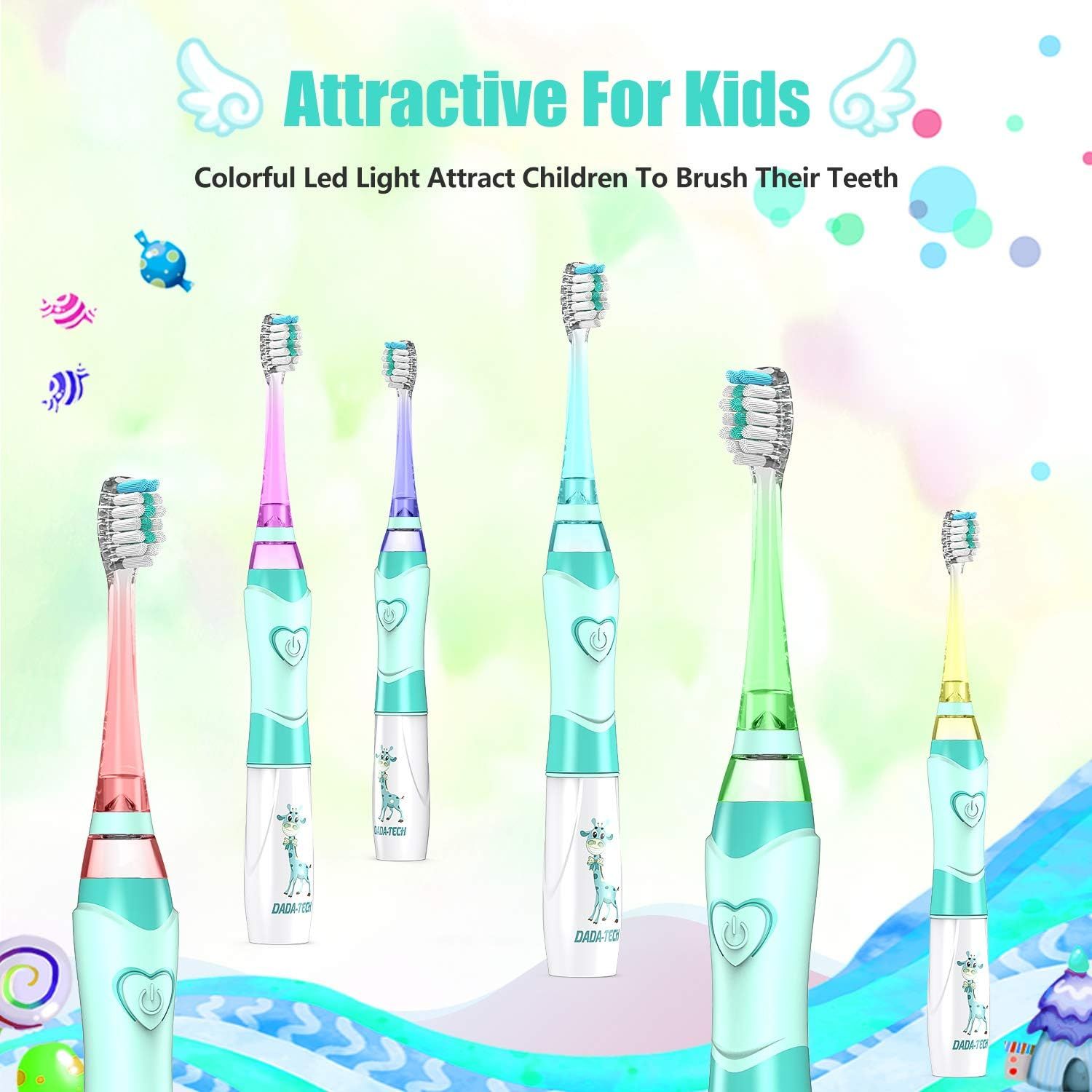 Dada-Tech Kinder Elektrische Zahnbürste
