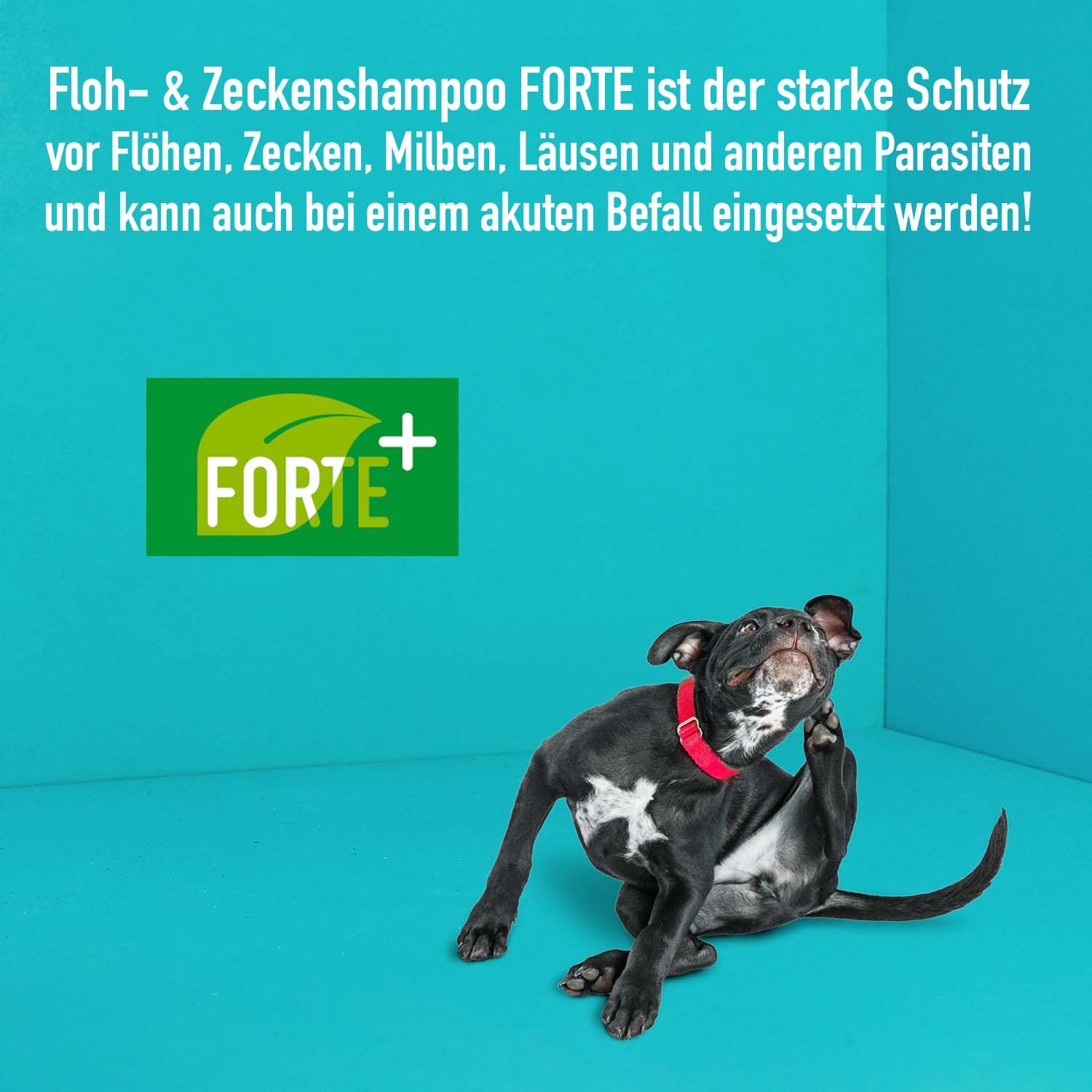 GreenHero Floh- und Zeckenshampoo FORTE