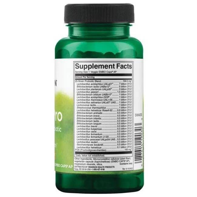 Swanson Epic Pro 25-Strain Probiotic 30 Milliarden KBE