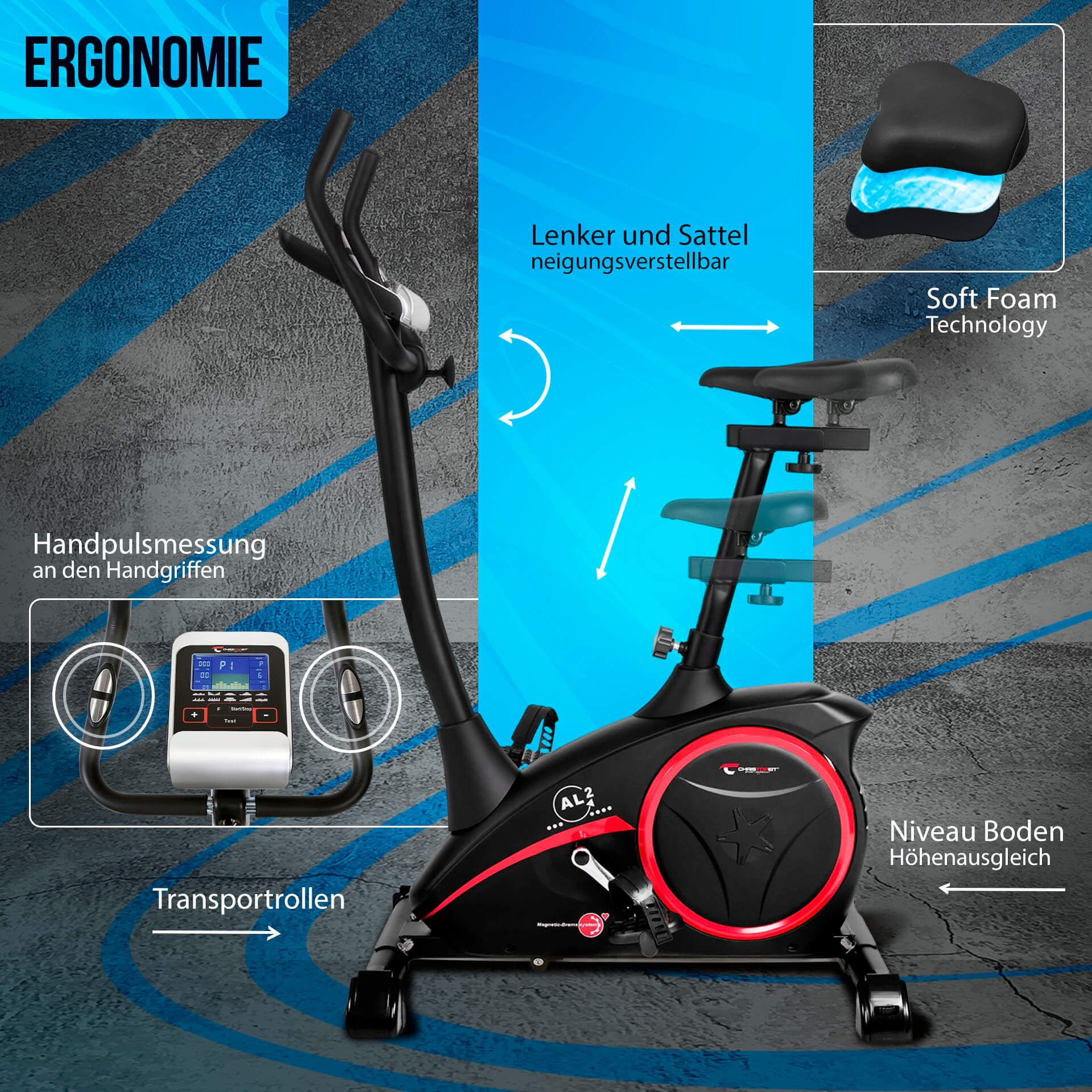 CHRISTOPEIT SPORT AL 2 S DIGITAL — Black Edition