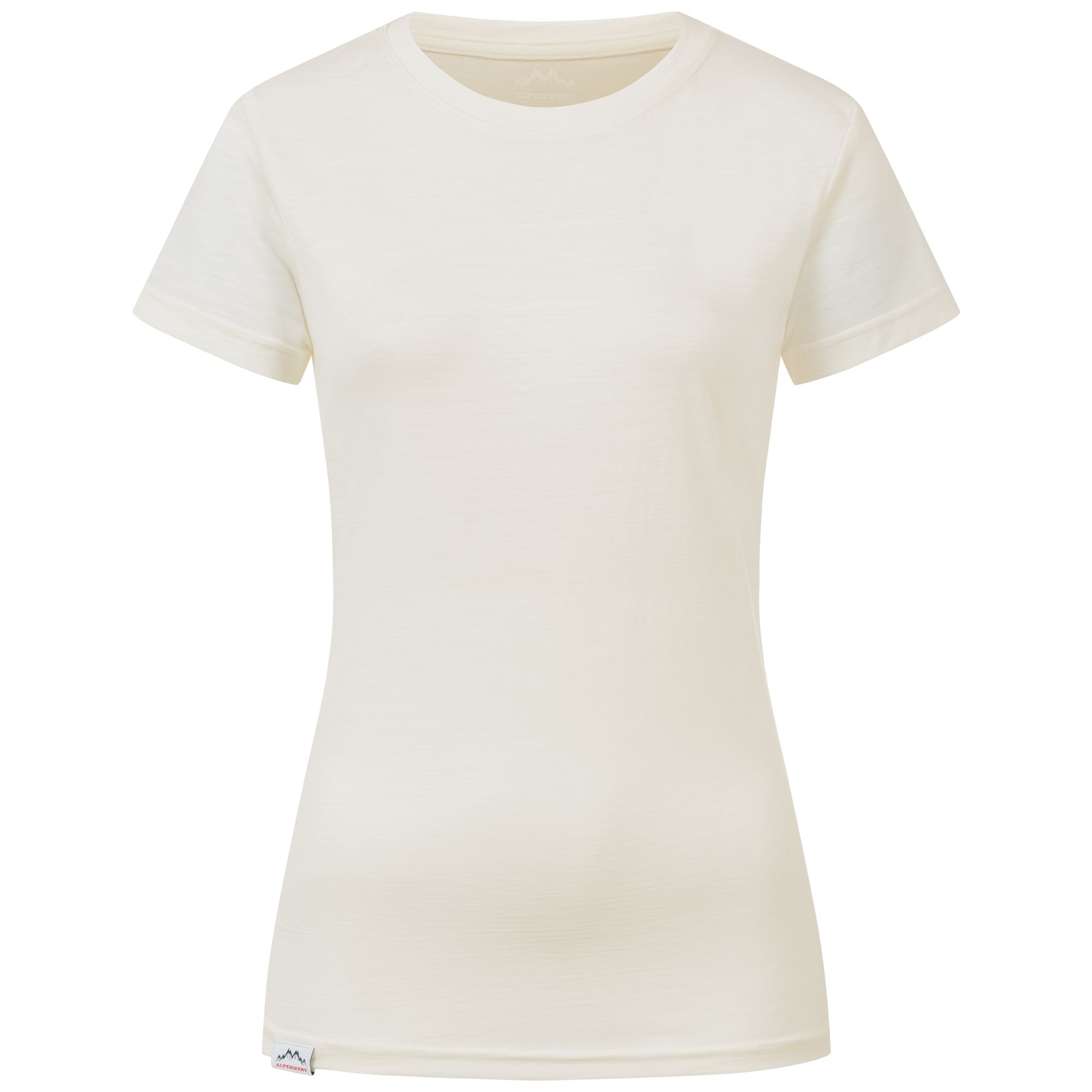 T-Shirt Damen Merino Wollweiss XL 1 St