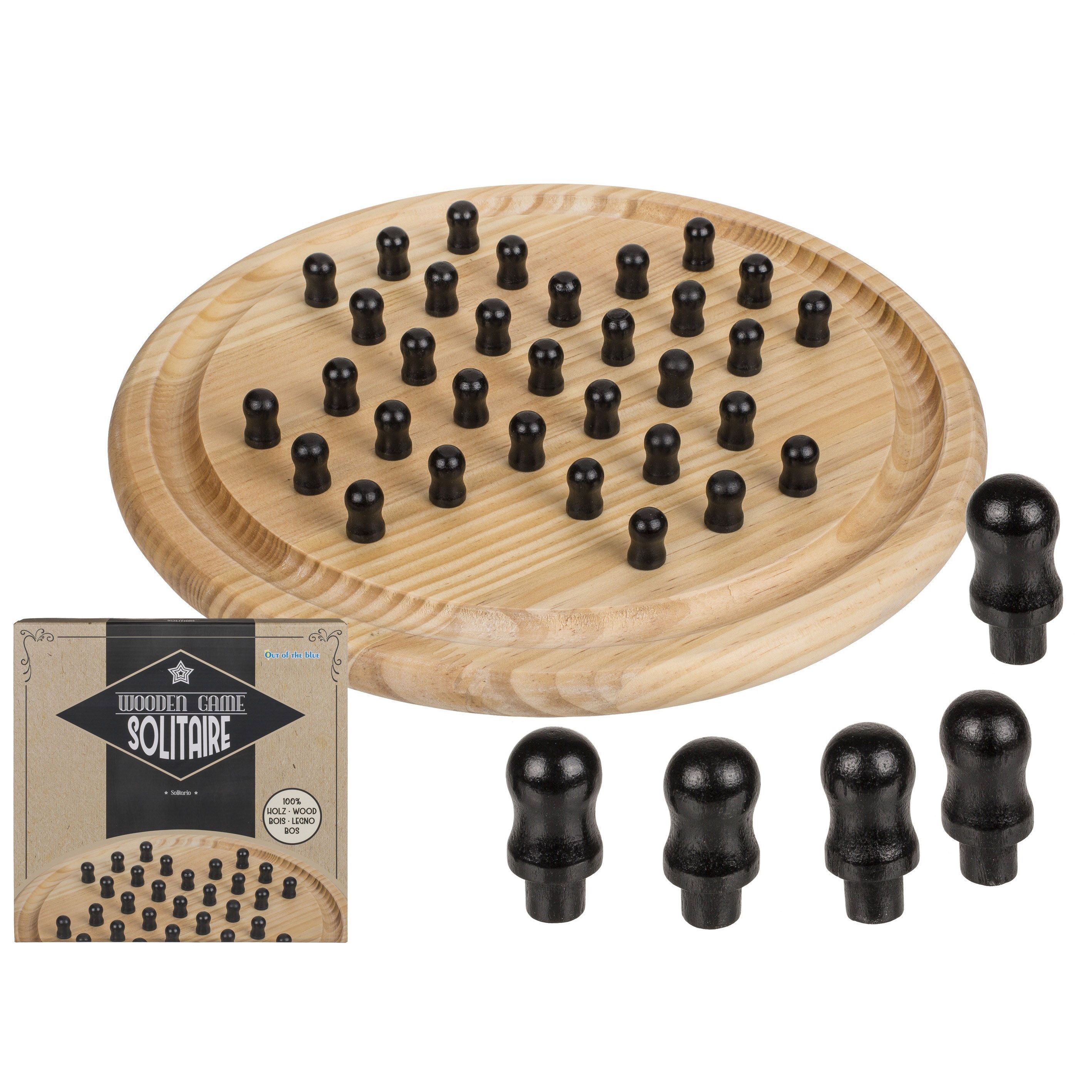 Out of the Blue Holzbrettspiel Solitaire