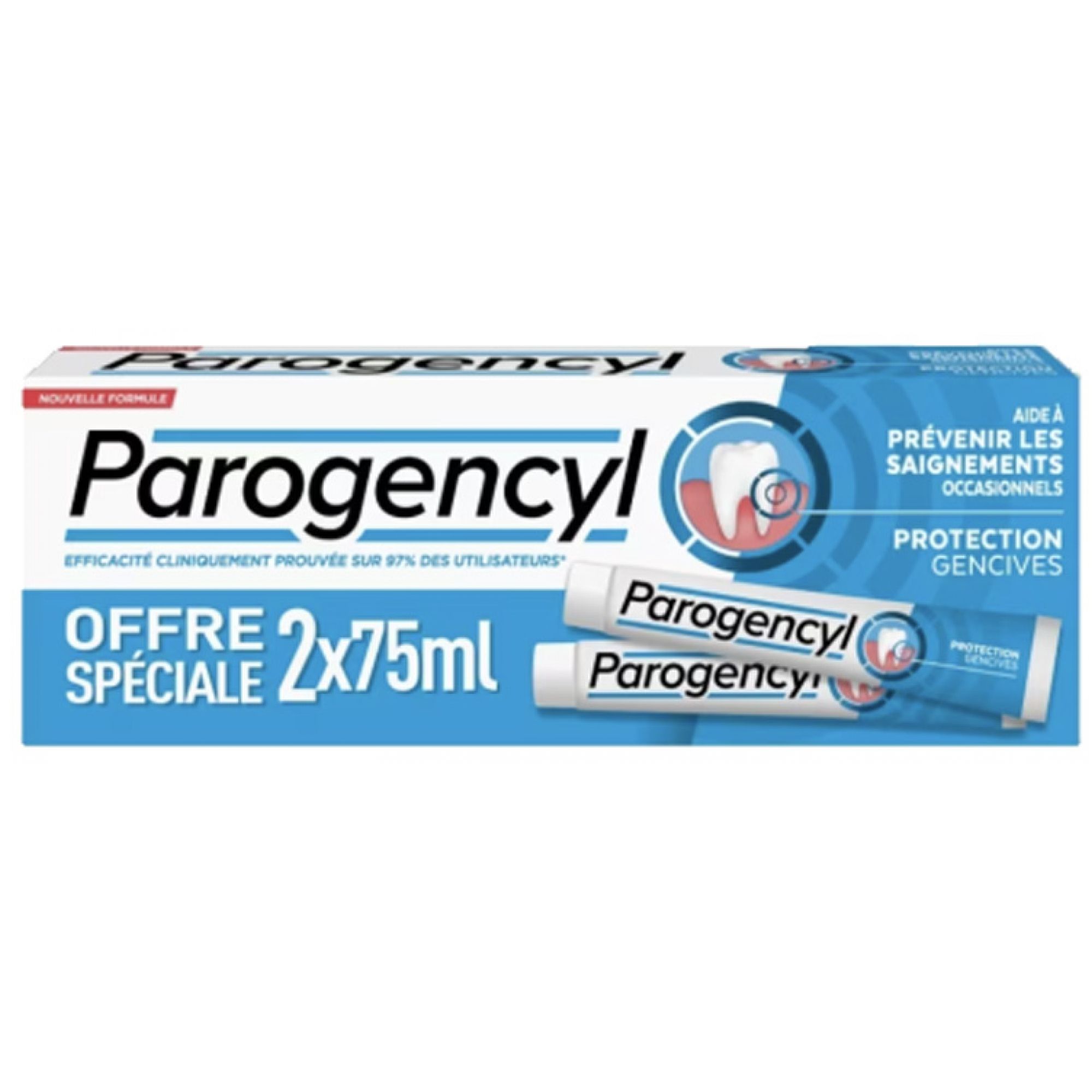 Parogencyl Zahnfleischschutz 2er-Pack x 75 ml 18x6,8x3 cm