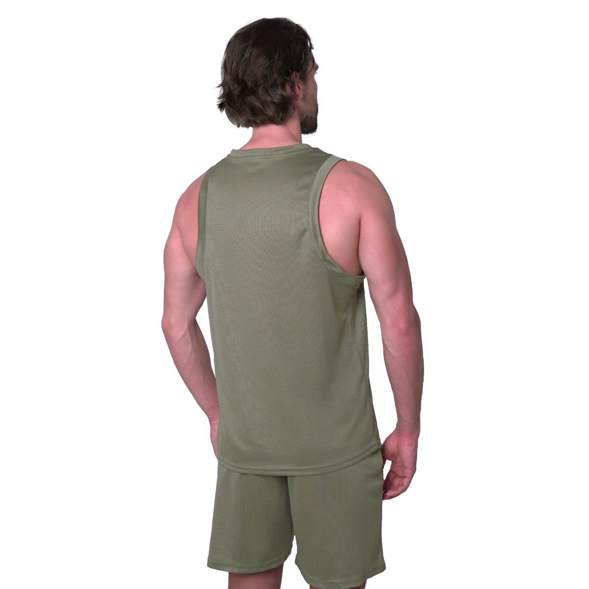 GymBeam Tanktop Herren regular aus Polyester im Essence-Modell Grün