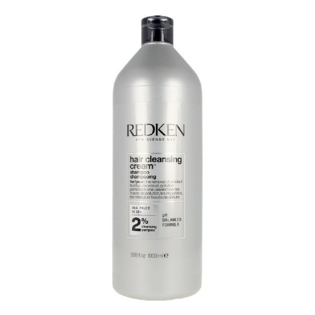 Silberne Flasche Redken Hair Cleansing Cream Shampoo, 1000 ml.