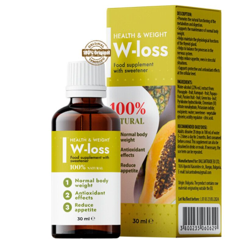 W-loss Health & Weight Tropfen 30 ml zum Einnehmen