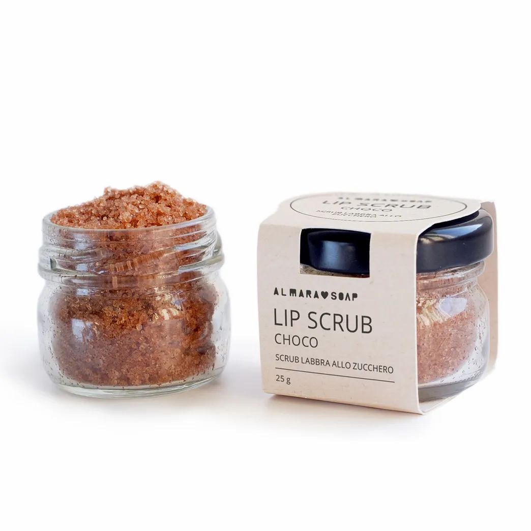 Almara Soap Lip Scrub Choco
