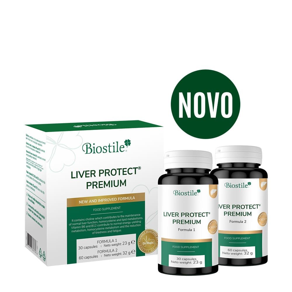Biostile Liver Protect Premium Kapseln mit Cholin, Pflanzenextrakten & Vitaminen, 30 St. 90 St