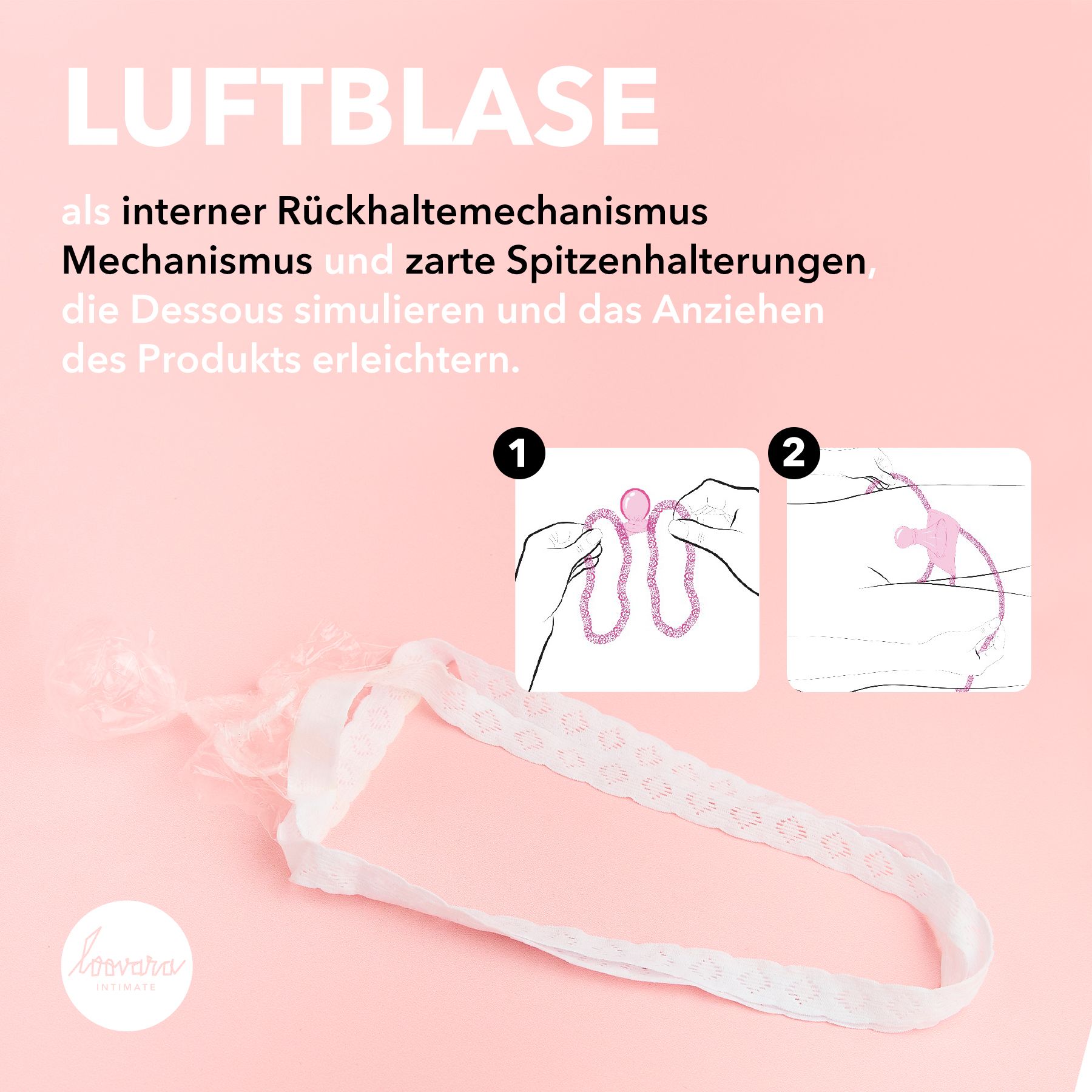 Loovara Frauenkondome latexfrei 3 Stück - FEMALE CONDOMS LATEX FREE - ultra dünn, hypoallergen