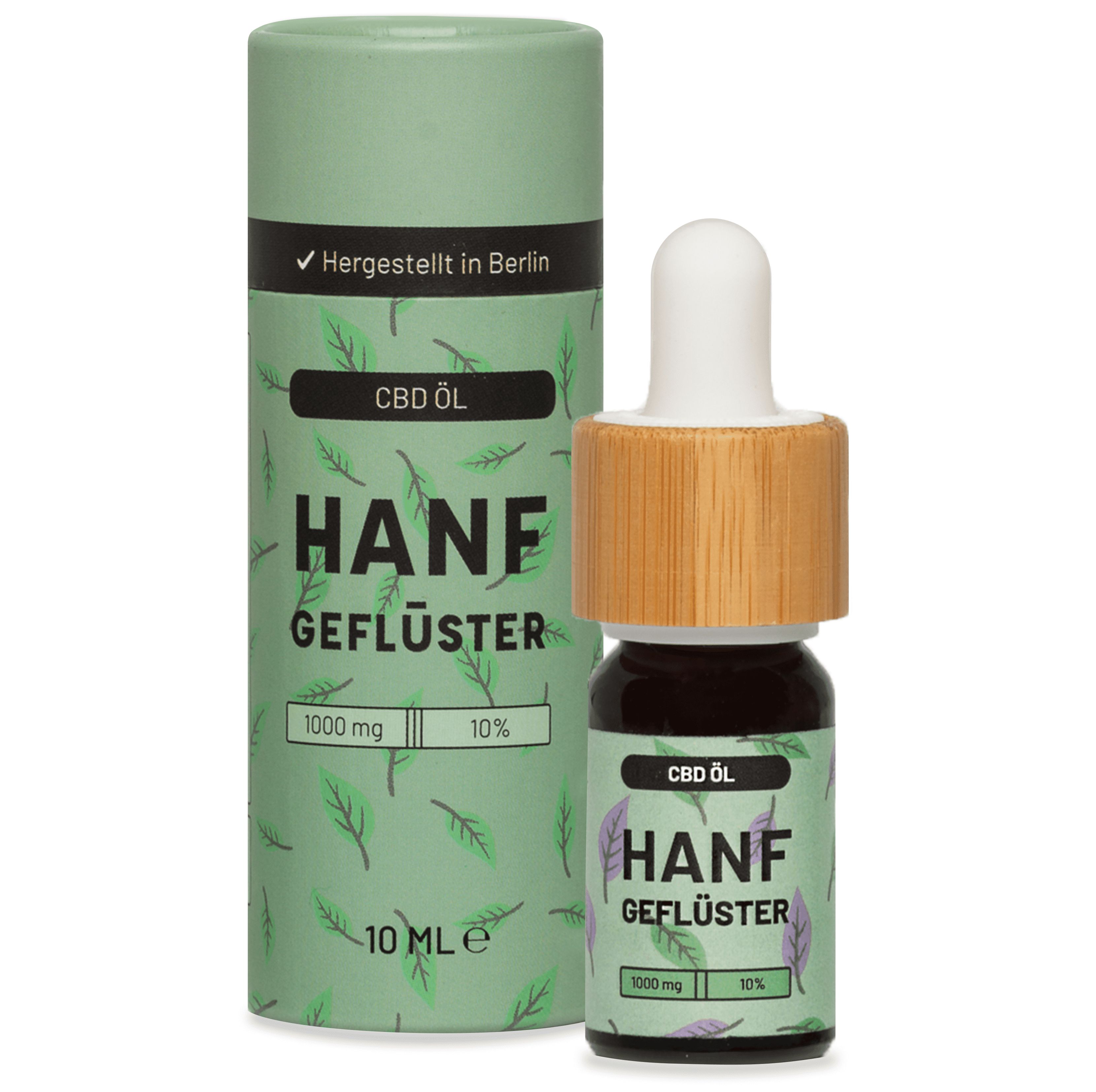 HANFGEFLÜSTER  Vollspektrum CBD Öl 10%