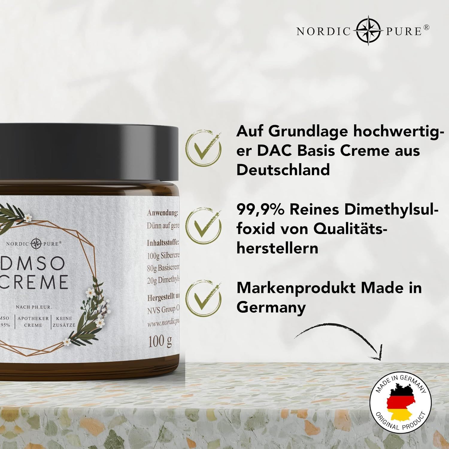 Nordic Pure DMSO Creme