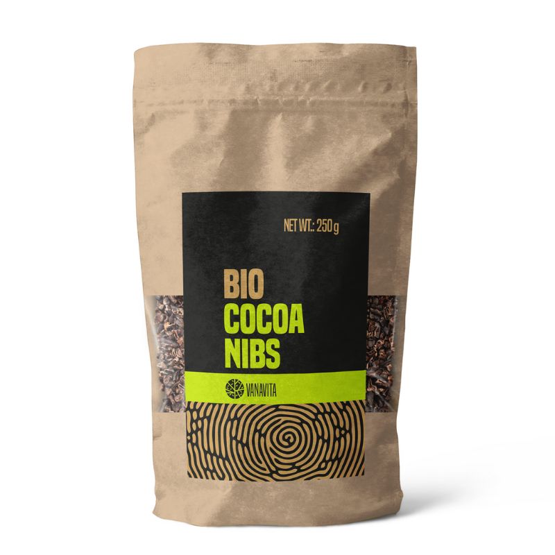 GymBeam BIO Kakaonibs ungeröstet 250 g