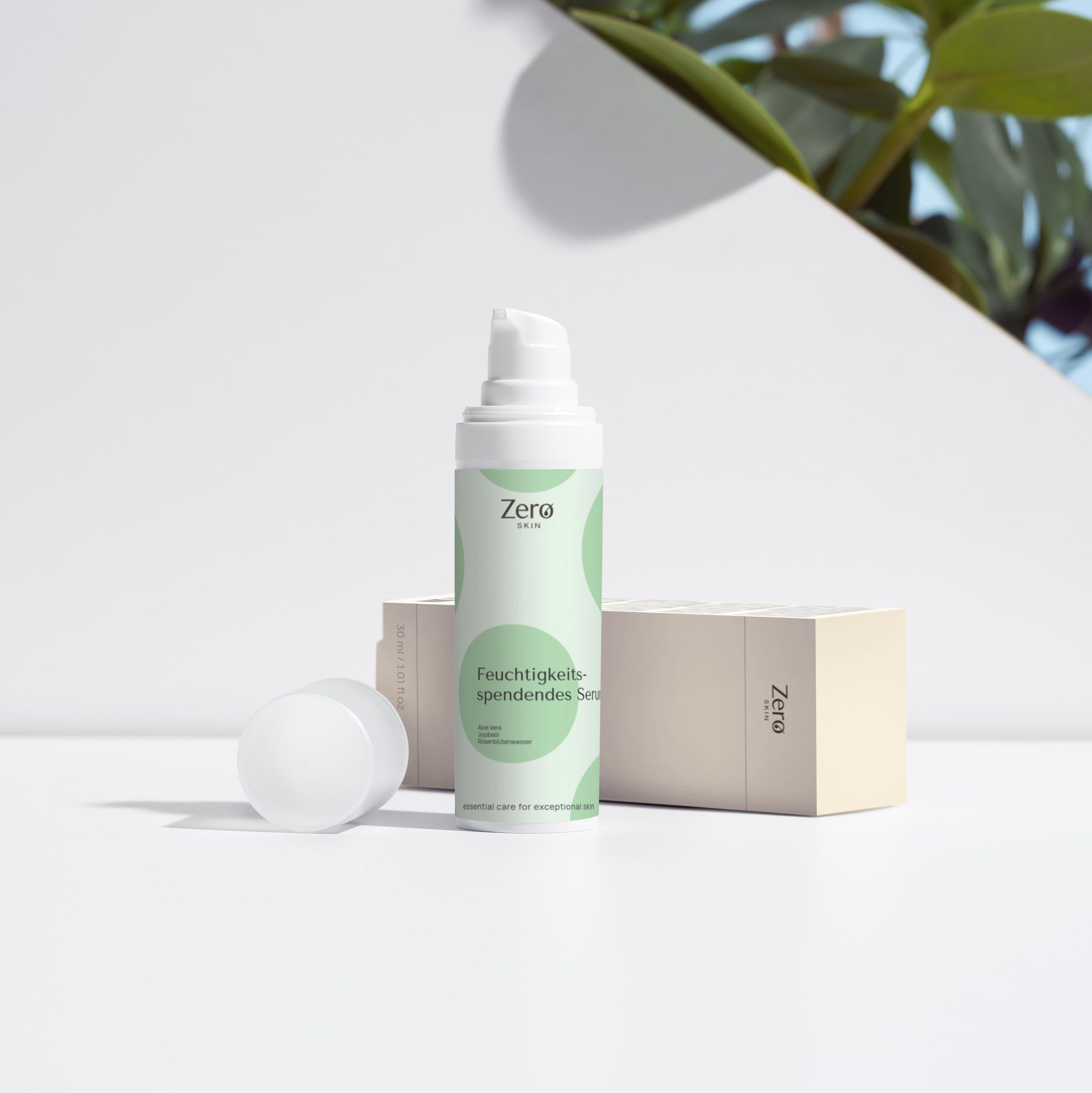 Zero Skin Feuchtigkeitsspendendes Serum, hydratisierend für normale, trockene und reife Haut