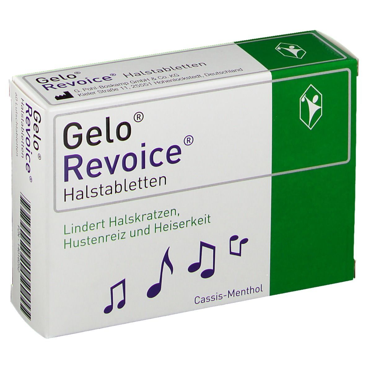 GeloRevoice Halstabletten Cassis-Menthol bei Heiserkeit & Stimmverlust