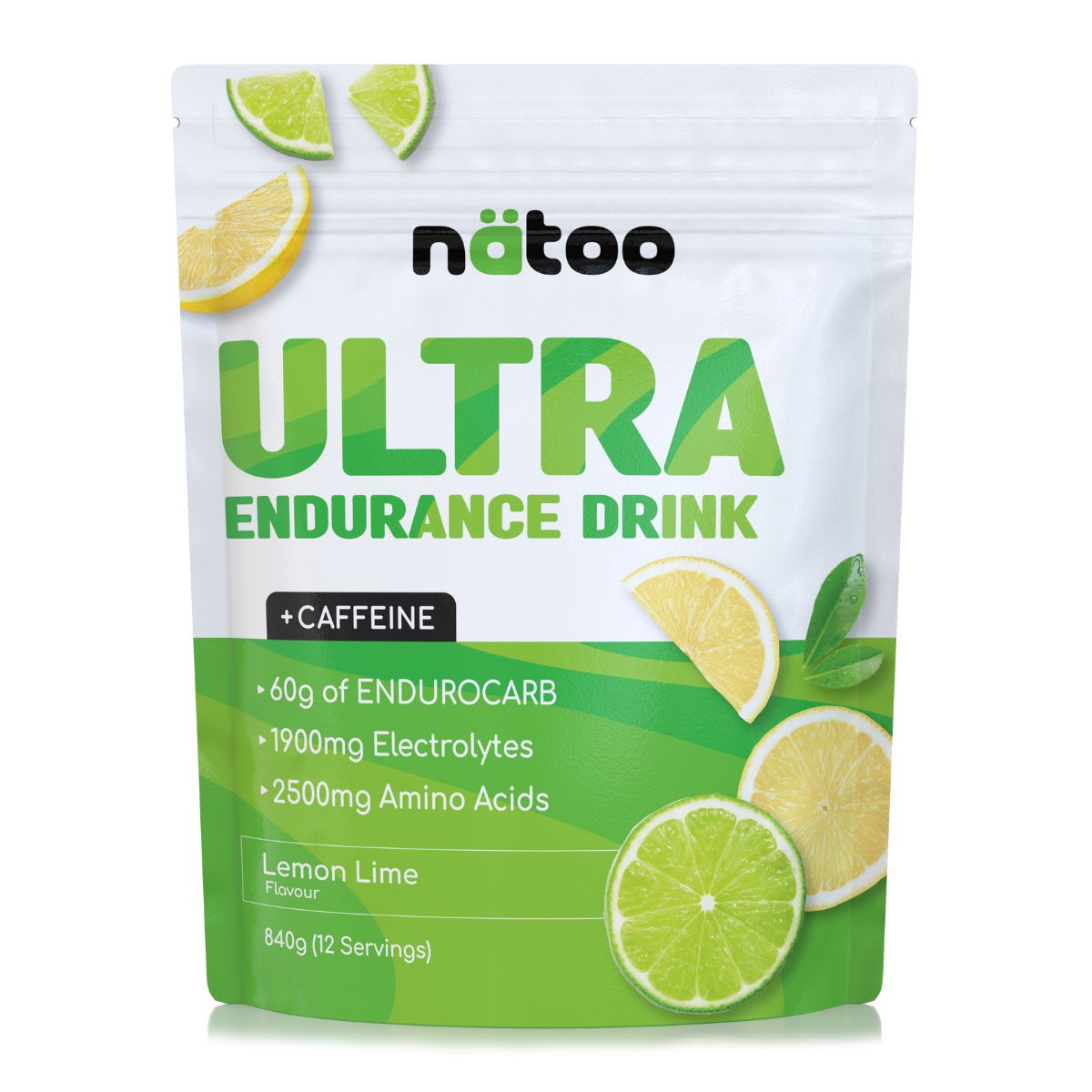 Natoo Ultra Endurance Drink gusto Lemon Lime con Caffeina