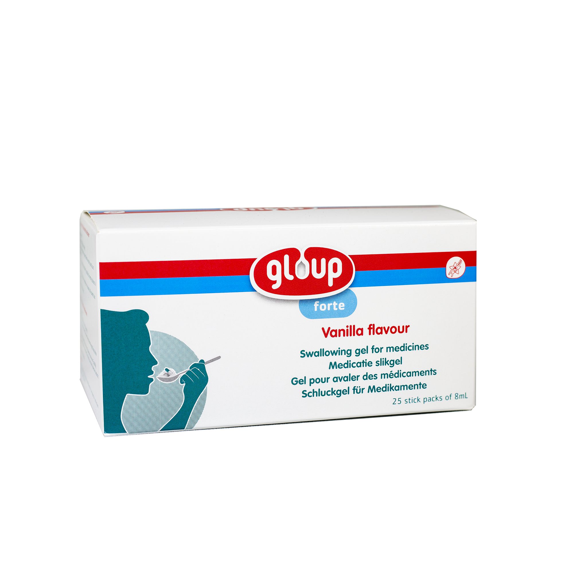 GLOUP FORTE Medikam.einnahm.Gel Sticks Vanille 8ml
