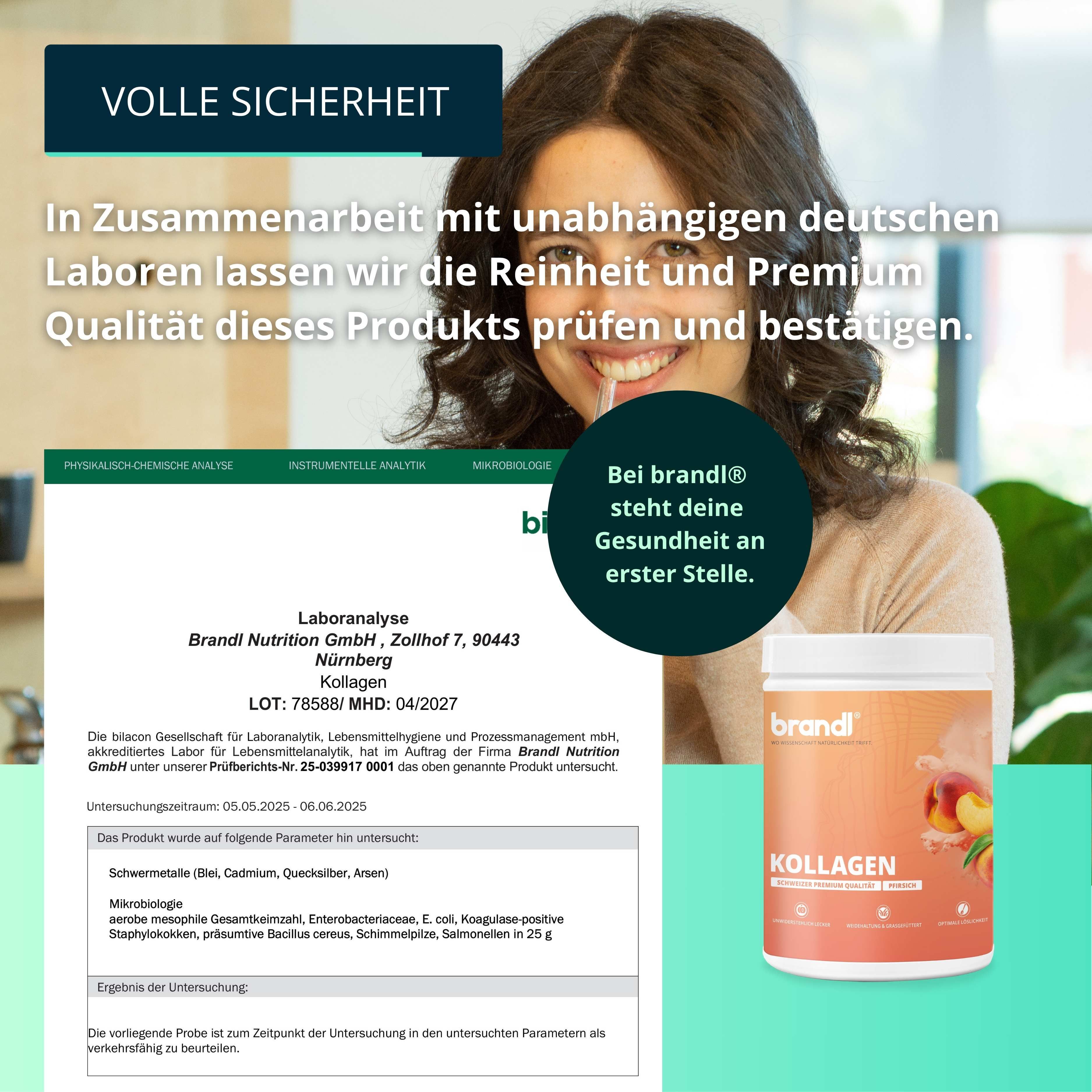 brandl® COLLAswiss® Kollagen Pulver