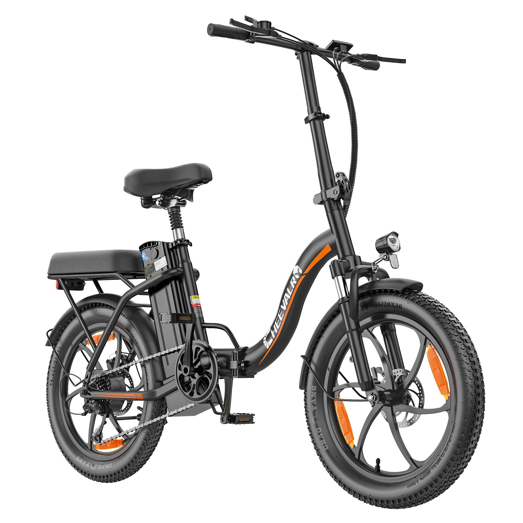 Cheevalry C16-1 Faltbares E-Bike für Erwachsene, 48V 16Ah Akku