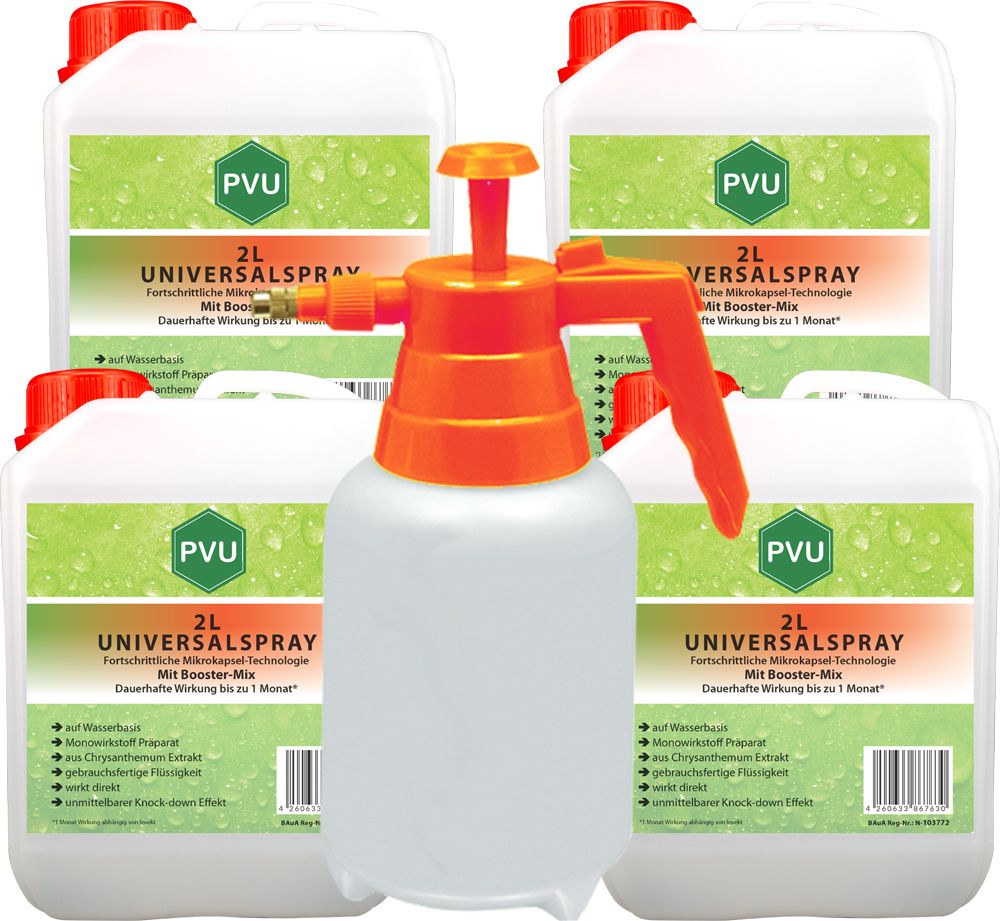 PVU Universal Insektenspray mit 2L Drucksprüher