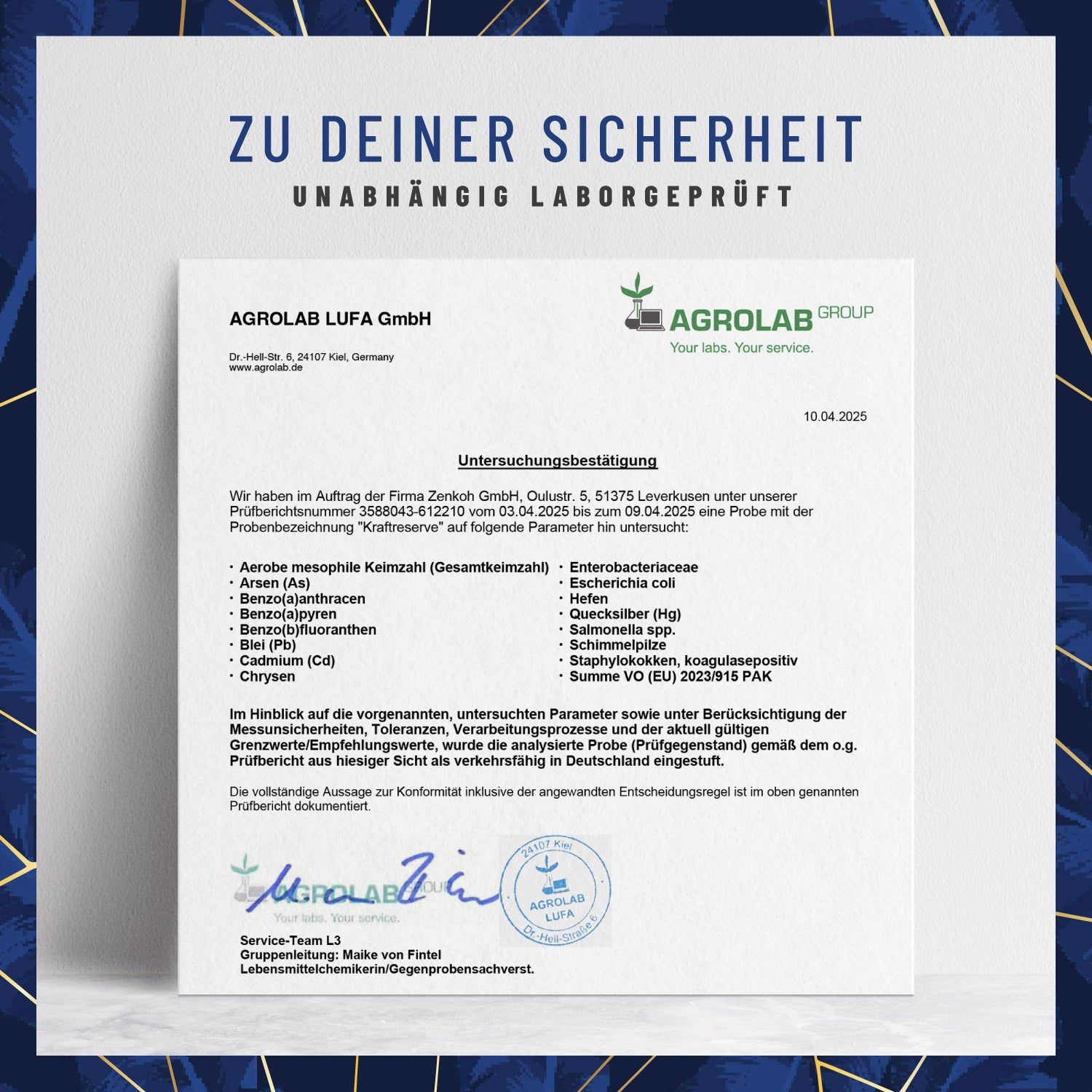 Magnesium Komplex u.a. mit Magnesiumcitrat, Bisglycinat hochdosiert vegan - Kraftreserve -NATURTREU®