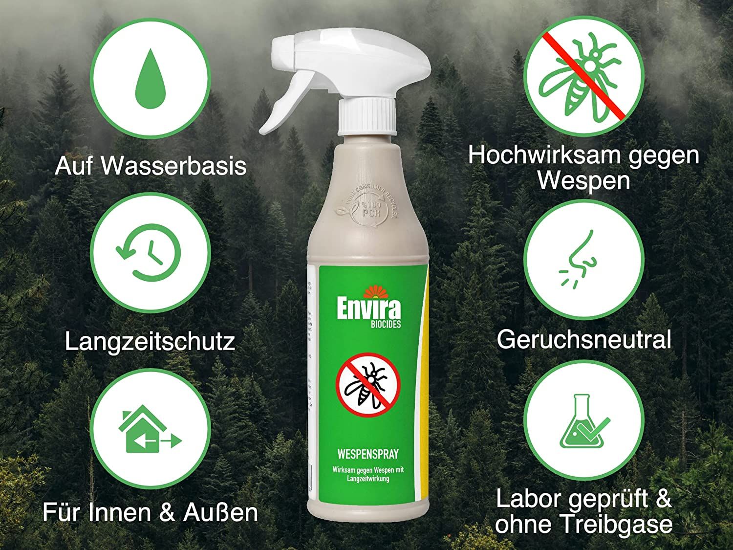 Envira Wespen-Spray im Vorteilspack 2 l Spray