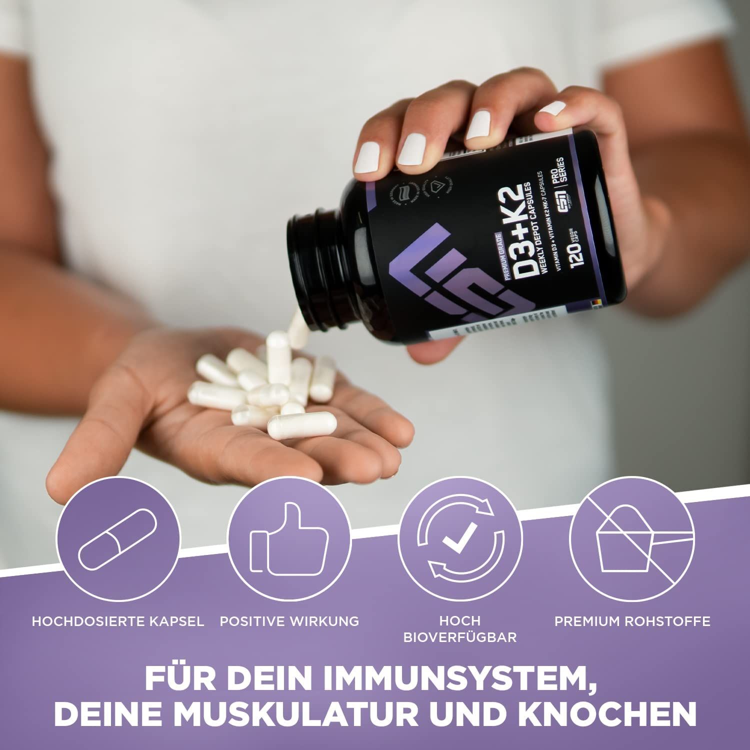 ESN Vitamin D3 + K2 120 St Shop Apotheke