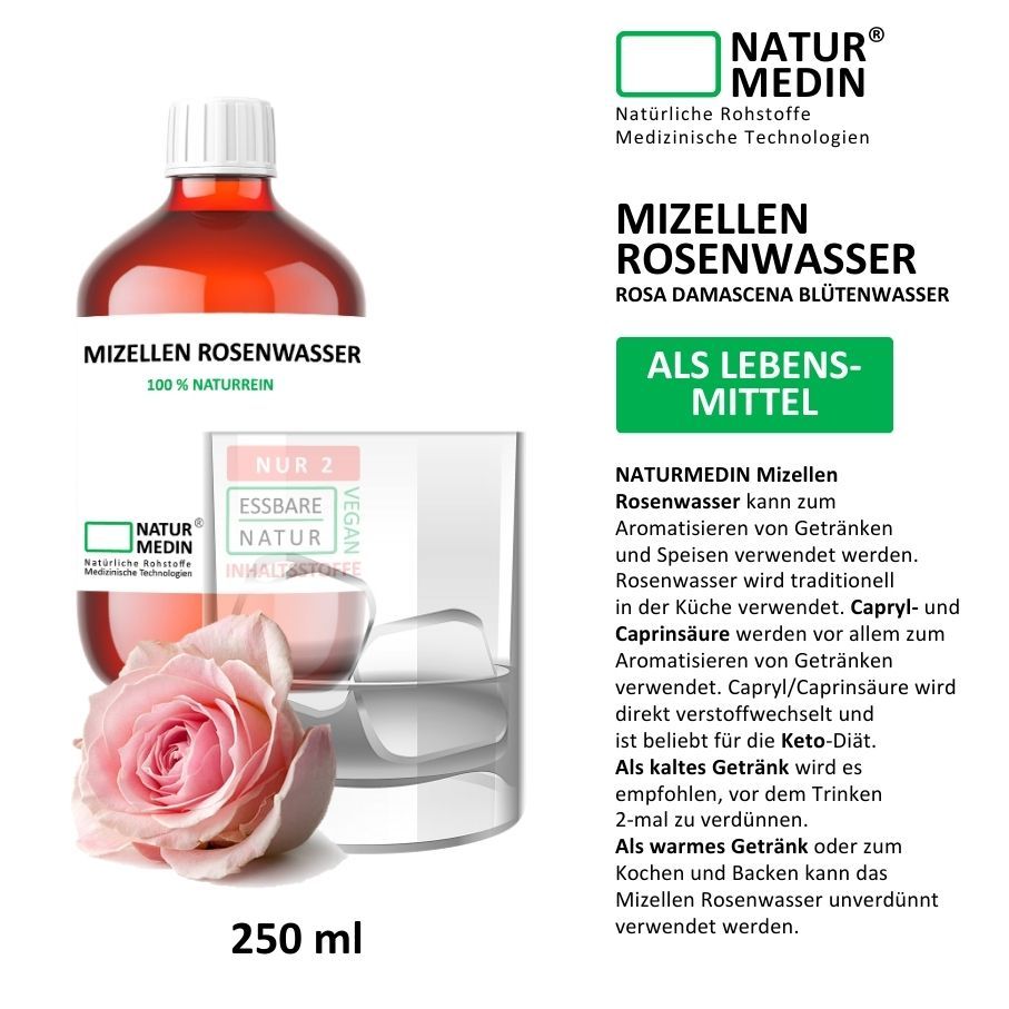 NATURMEDIN® Mizellen Rosenwasser Balanced