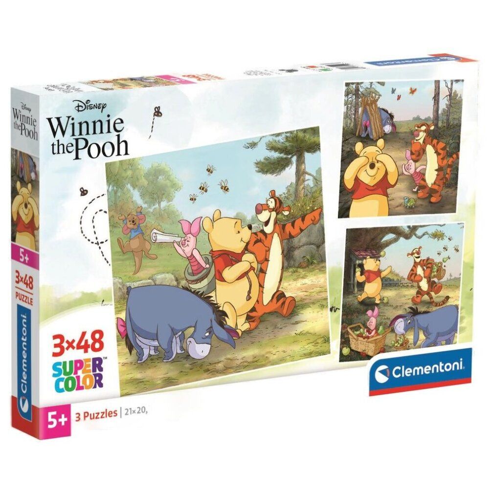 Disney Winnie Puuh 3x Puzzle Clementoni