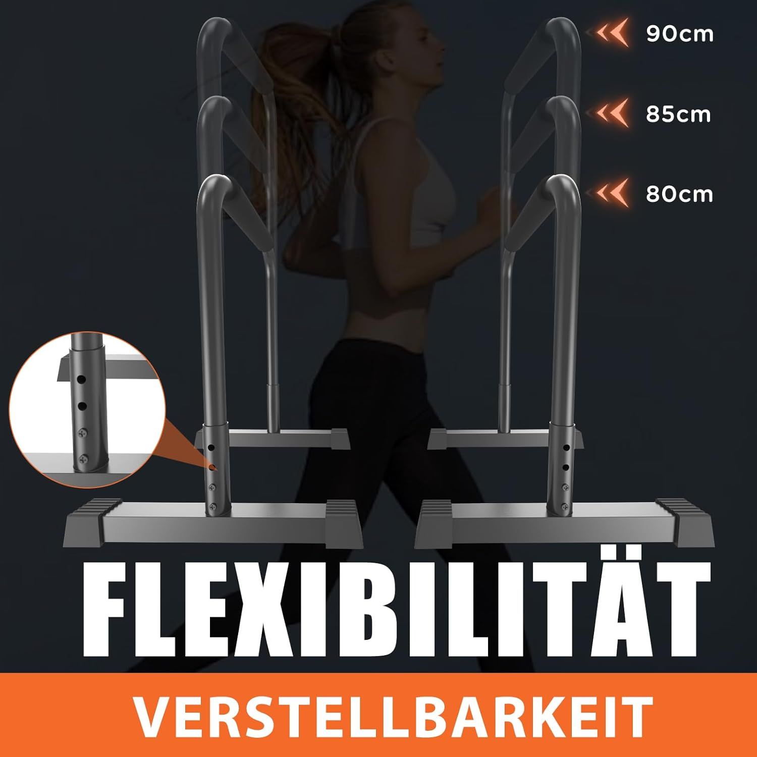 DH FitLife Dip höhenverstellbar Station