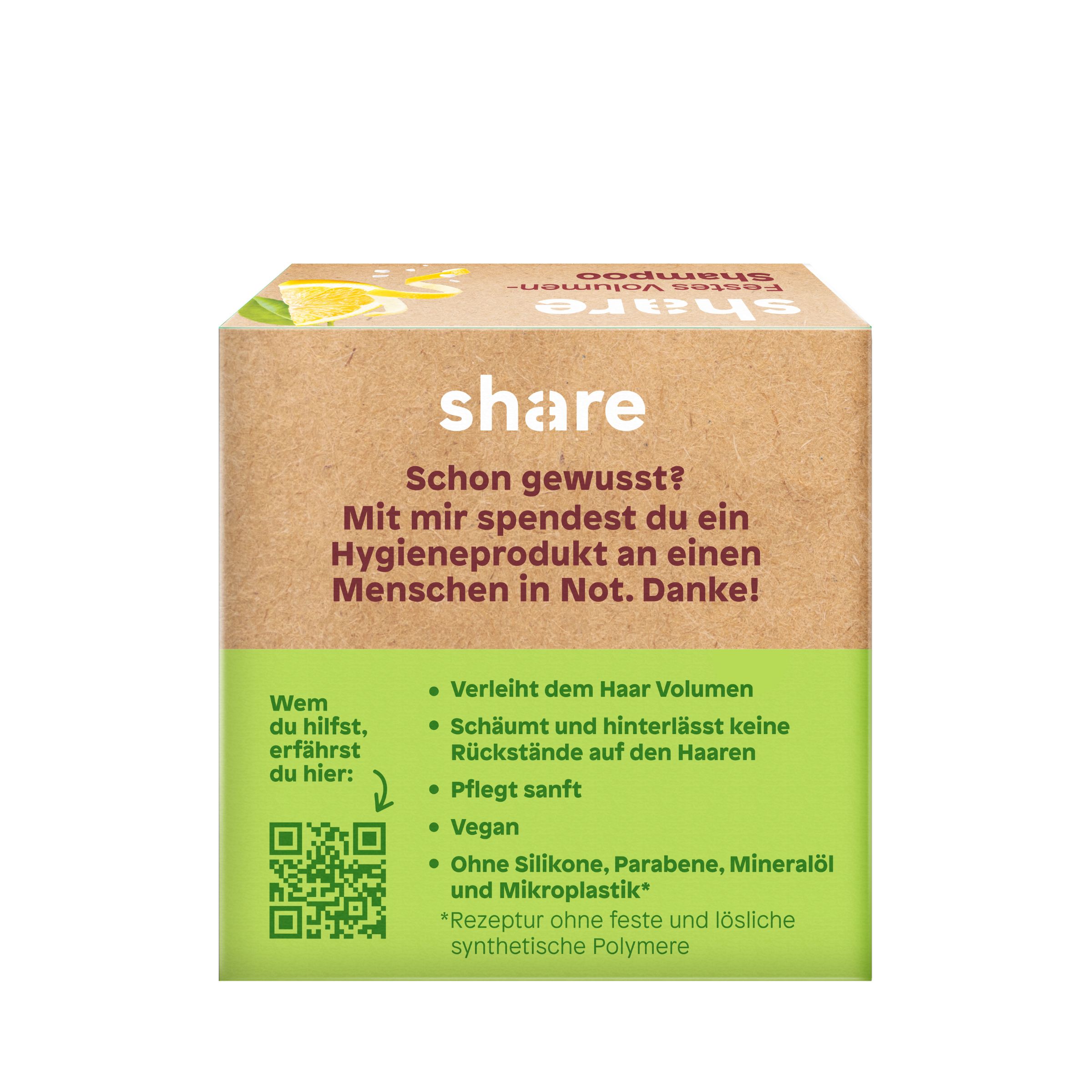 share Festes Shampoo Zitrone & Meersalz