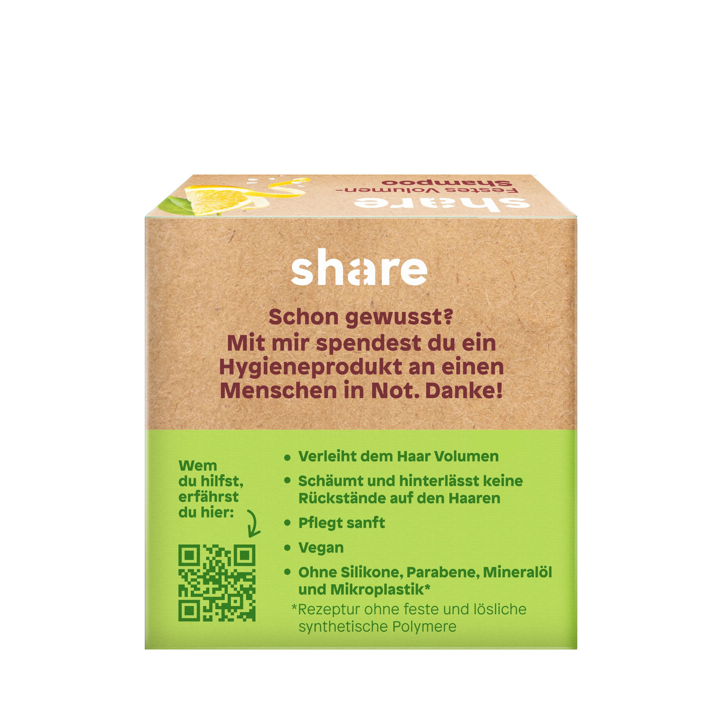 share Festes Shampoo Zitrone & Meersalz 6x60 g