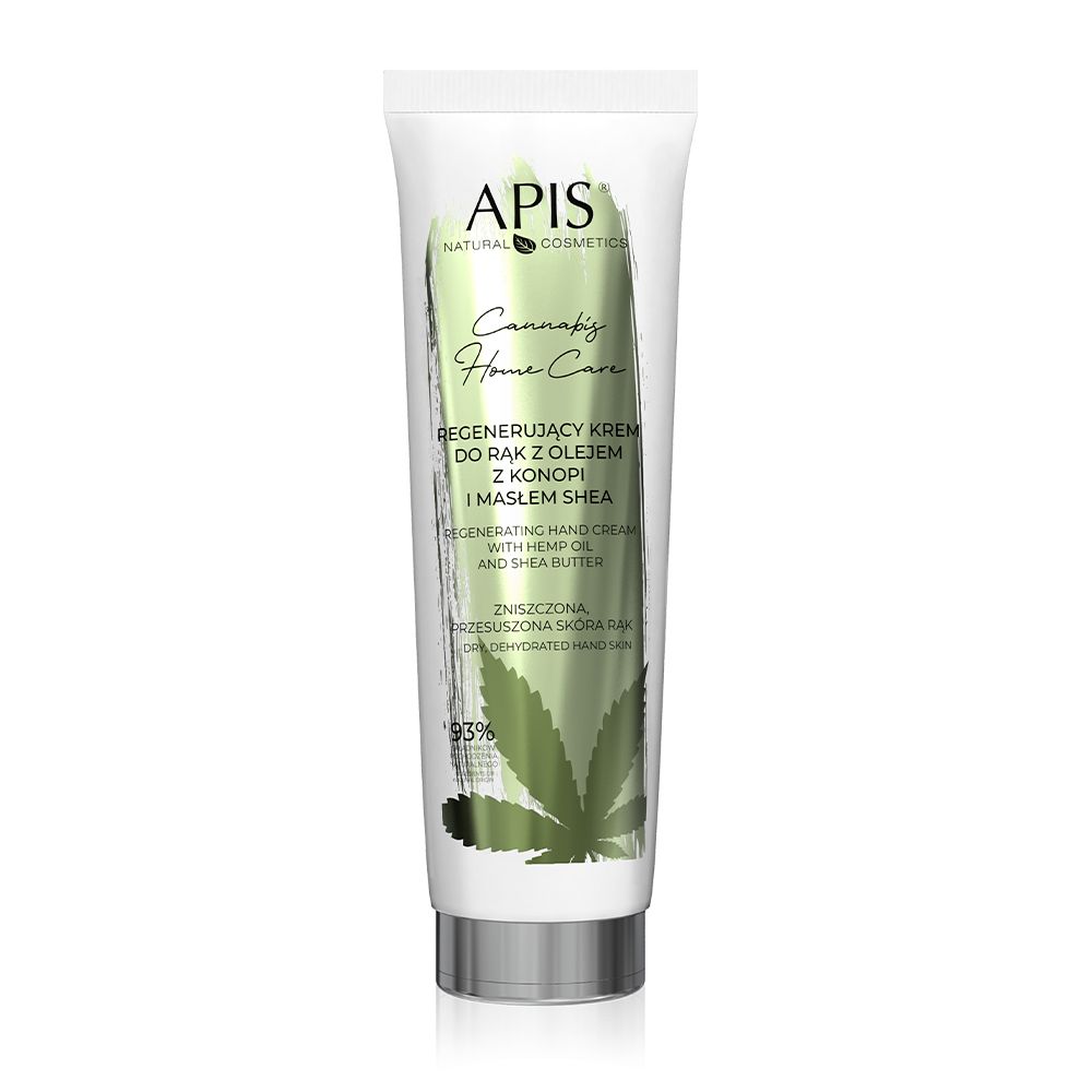 APIS CANNABIS HOME CARE Regenerierende Handcreme mit Hanföl und Sheabutter