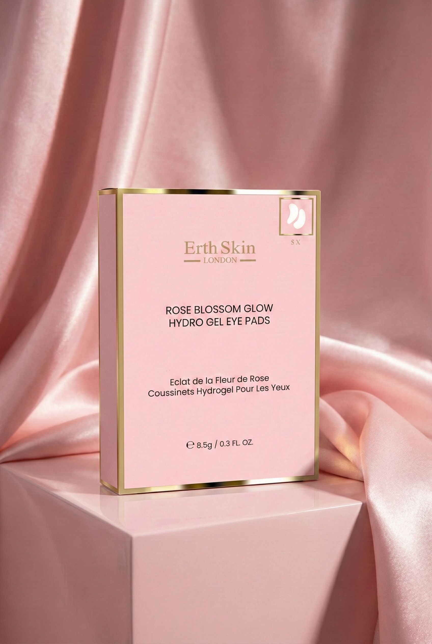 ErthSkin London Rose Blossom Glow Hydro-Gel-Augenpads