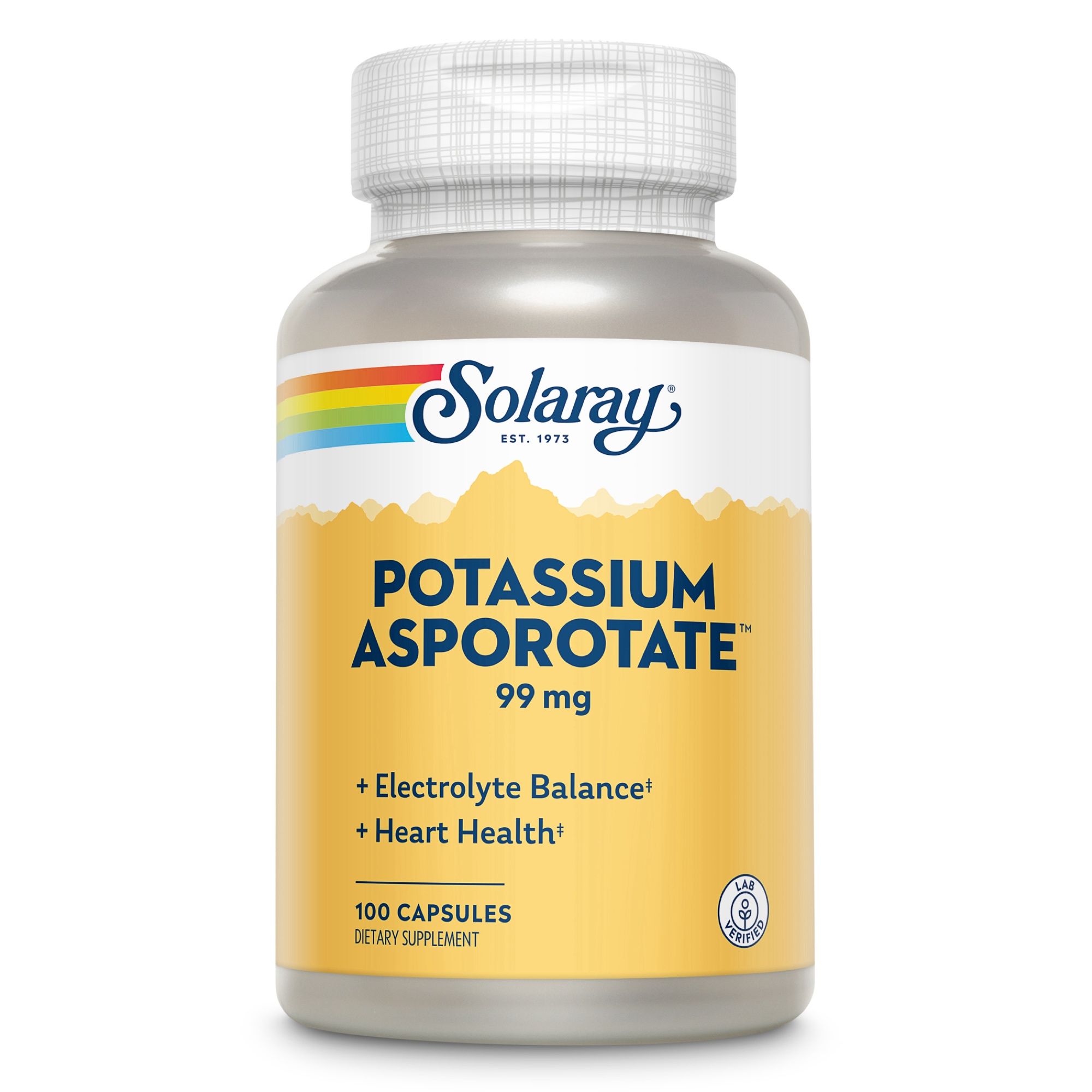 Solaray Kalium Asporotat 99 mg (Potassium) 100 St Kapseln