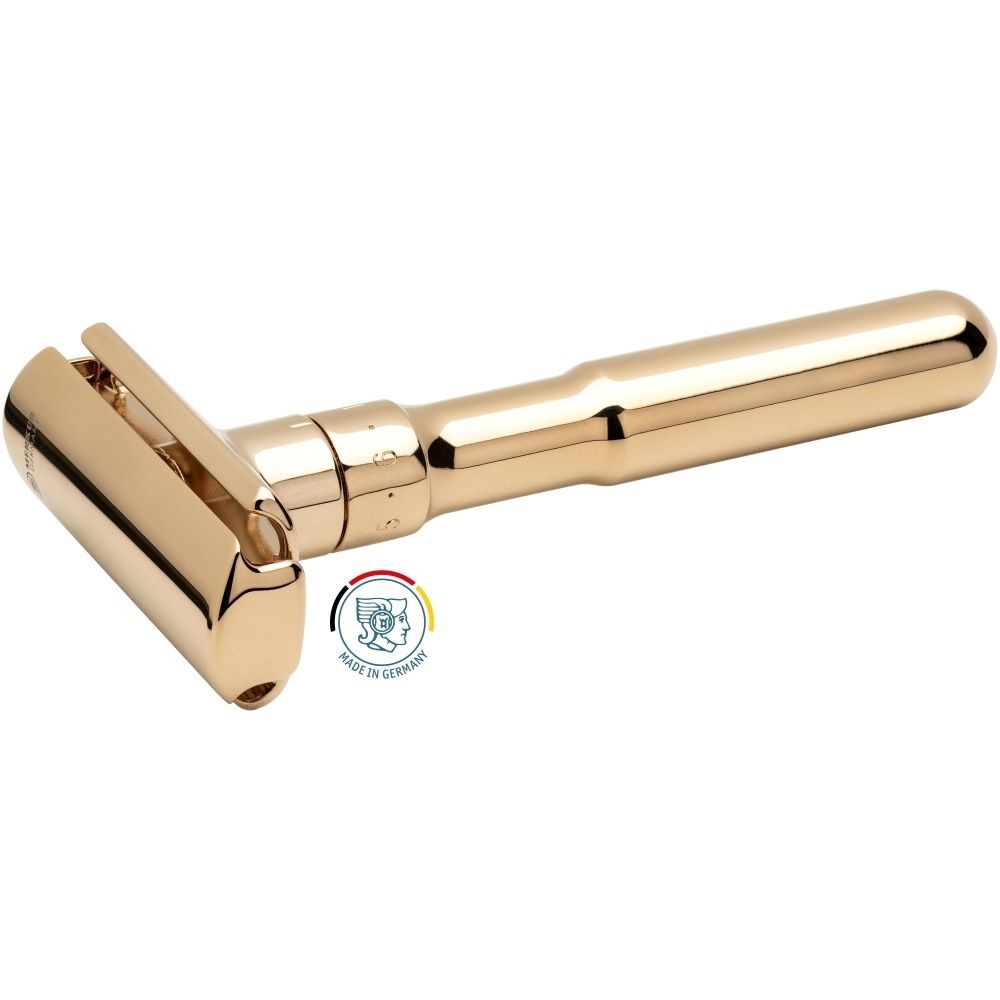 MERKUR Rasierhobel Gold 702