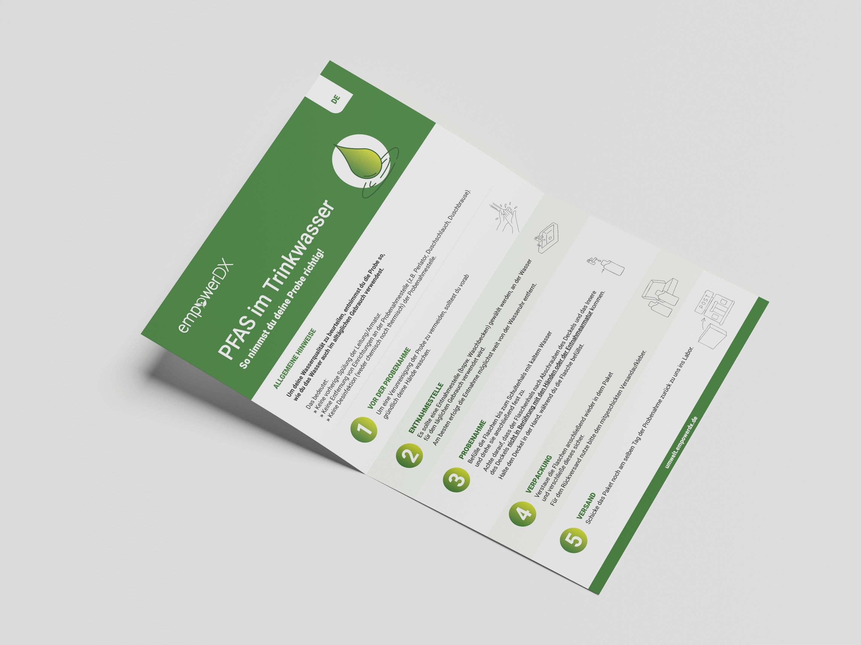 empowerDX PFAS Trinkwasser Testkit